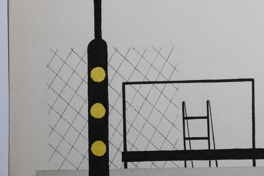 Three Alice Gore King Original Mid-Century Works on Paper