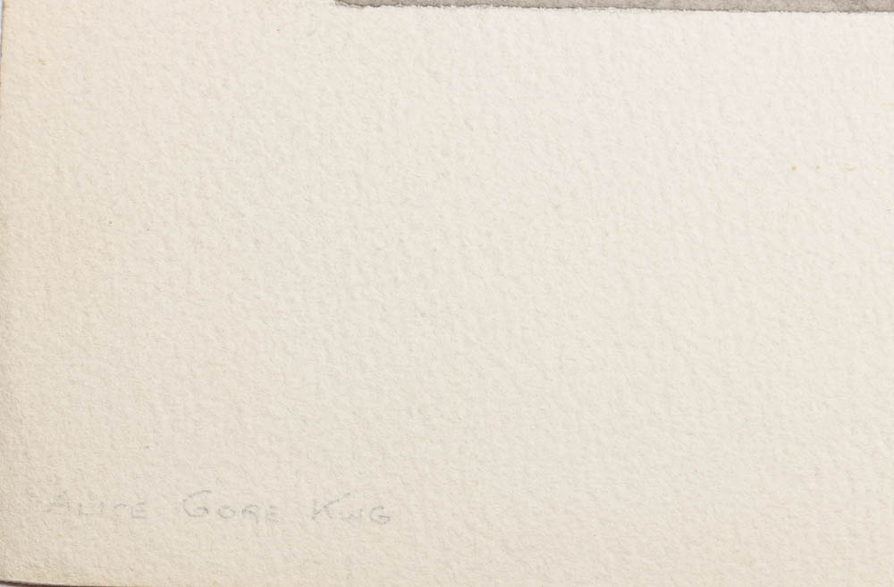 Three Alice Gore King Original Mid-Century Works on Paper