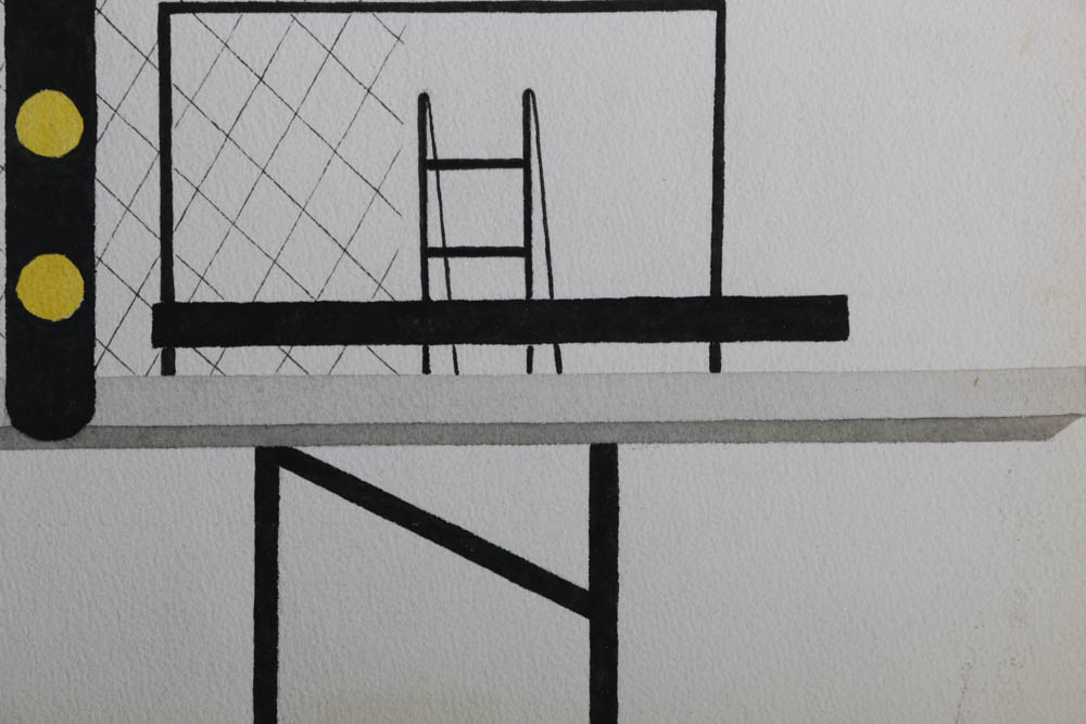 Three Alice Gore King Original Mid-Century Works on Paper