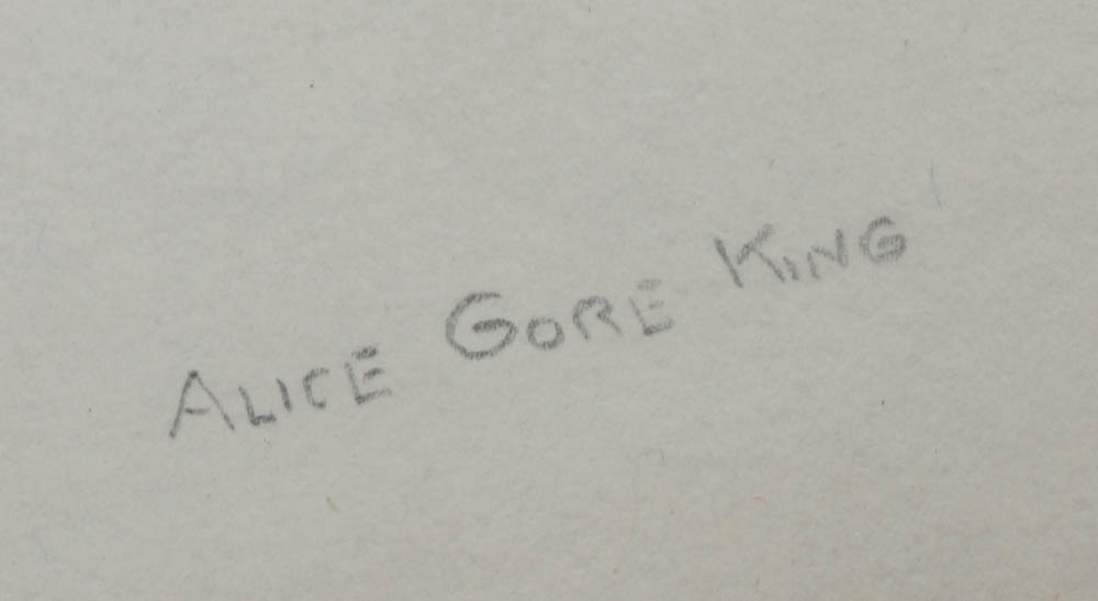 Three Alice Gore King Original Mid-Century Works on Paper