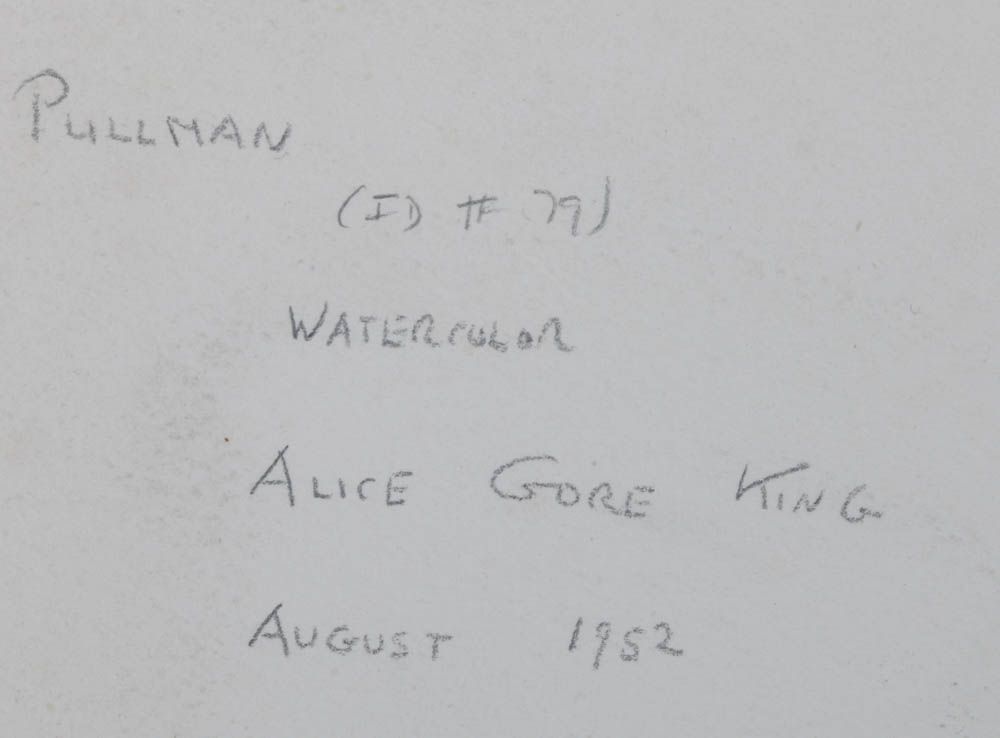 Three Alice Gore King Original Mid-Century Works on Paper