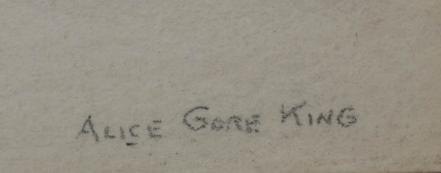 Three Alice Gore King Original Mid-Century Works on Paper