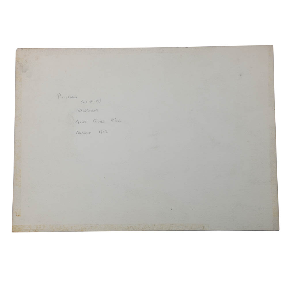 Three Alice Gore King Original Mid-Century Works on Paper