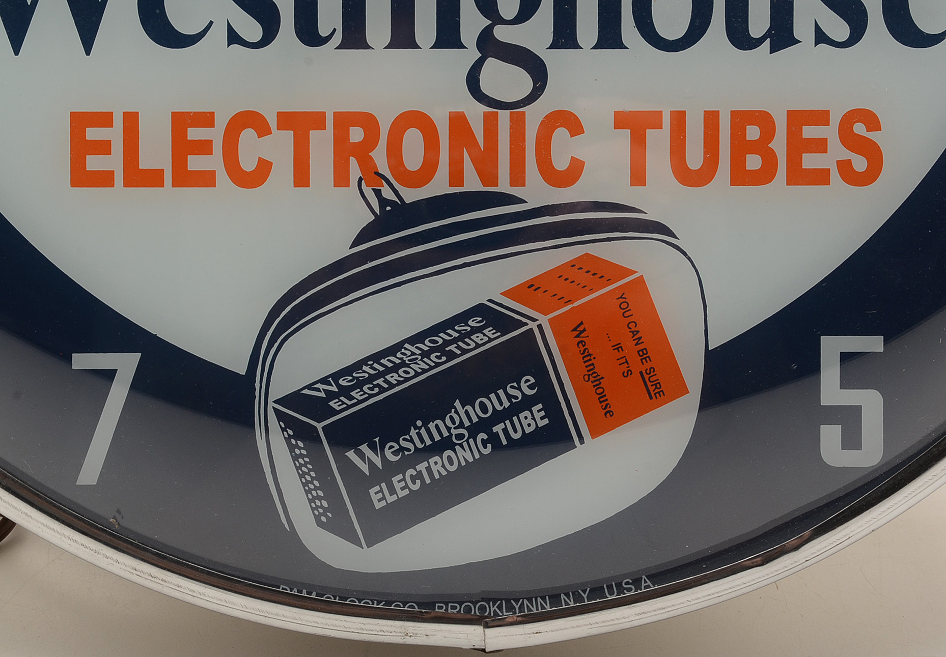 Vintage Westinghouse Lighted Advertising Pam Clock