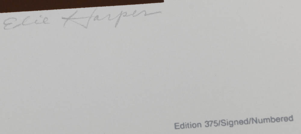 Edie Harper Signed Limited Edition Serigraph "Cat and House"