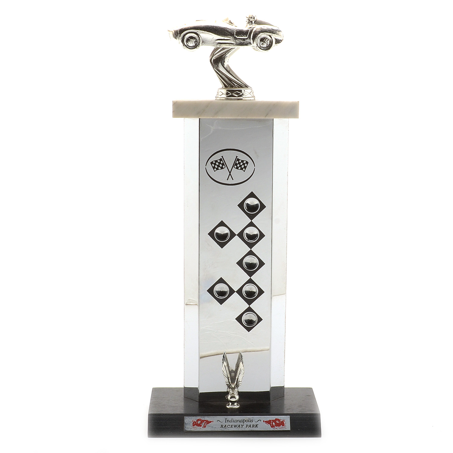 Group of Vintage Racing Trophies