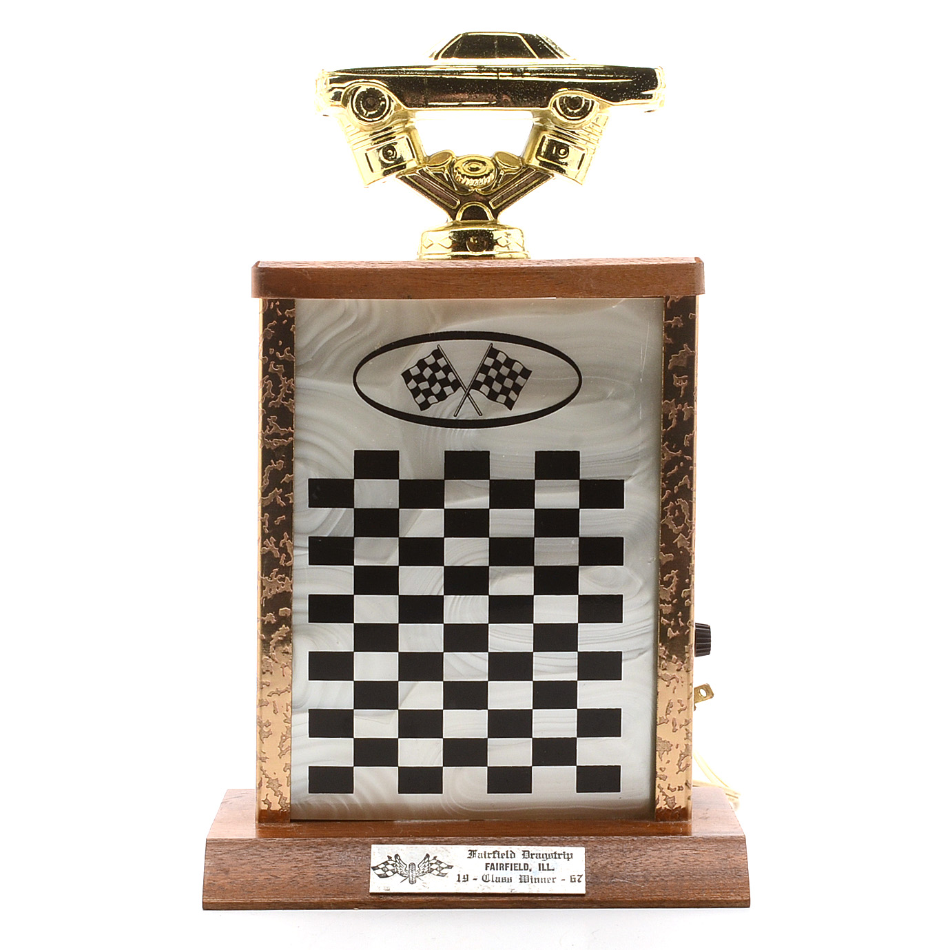 Group of Vintage Racing Trophies