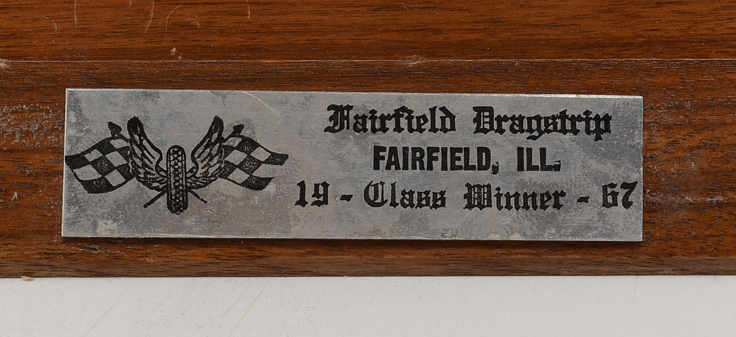 Group of Vintage Racing Trophies