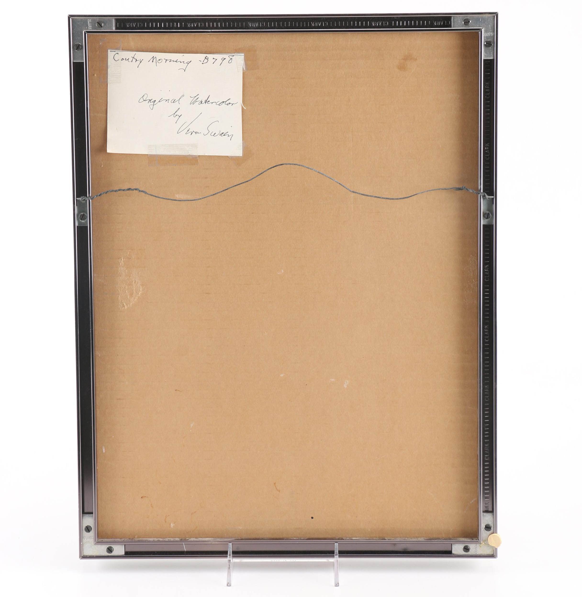 Vena Swain Original Watercolor "Country Morning"