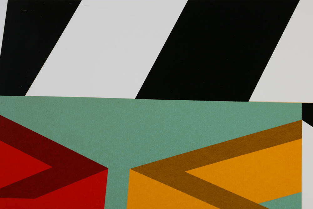 Allan D'Arcangelo Signed Limited Edition 1979 Serigraph "Caves"