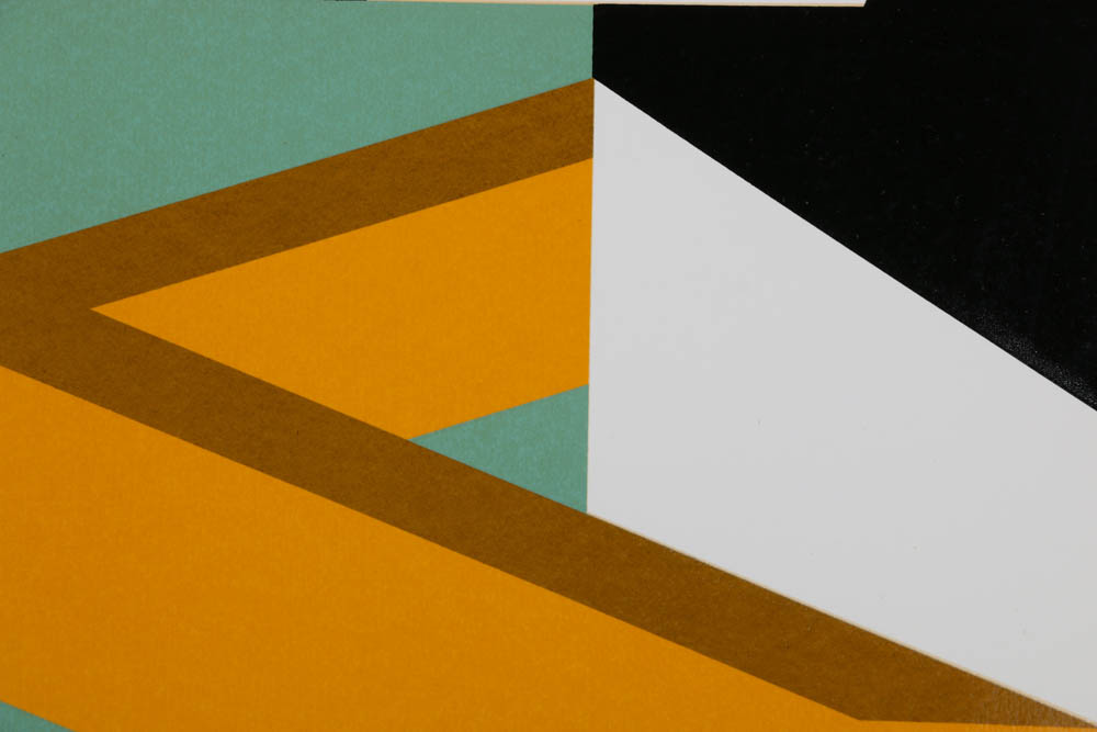 Allan D'Arcangelo Signed Limited Edition 1979 Serigraph "Caves"