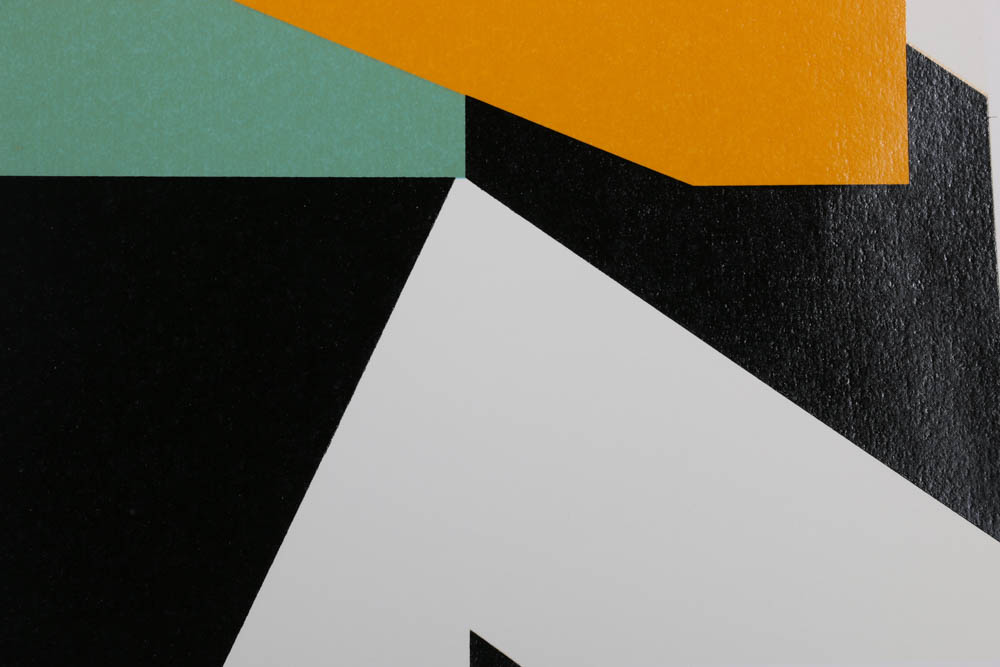 Allan D'Arcangelo Signed Limited Edition 1979 Serigraph "Caves"