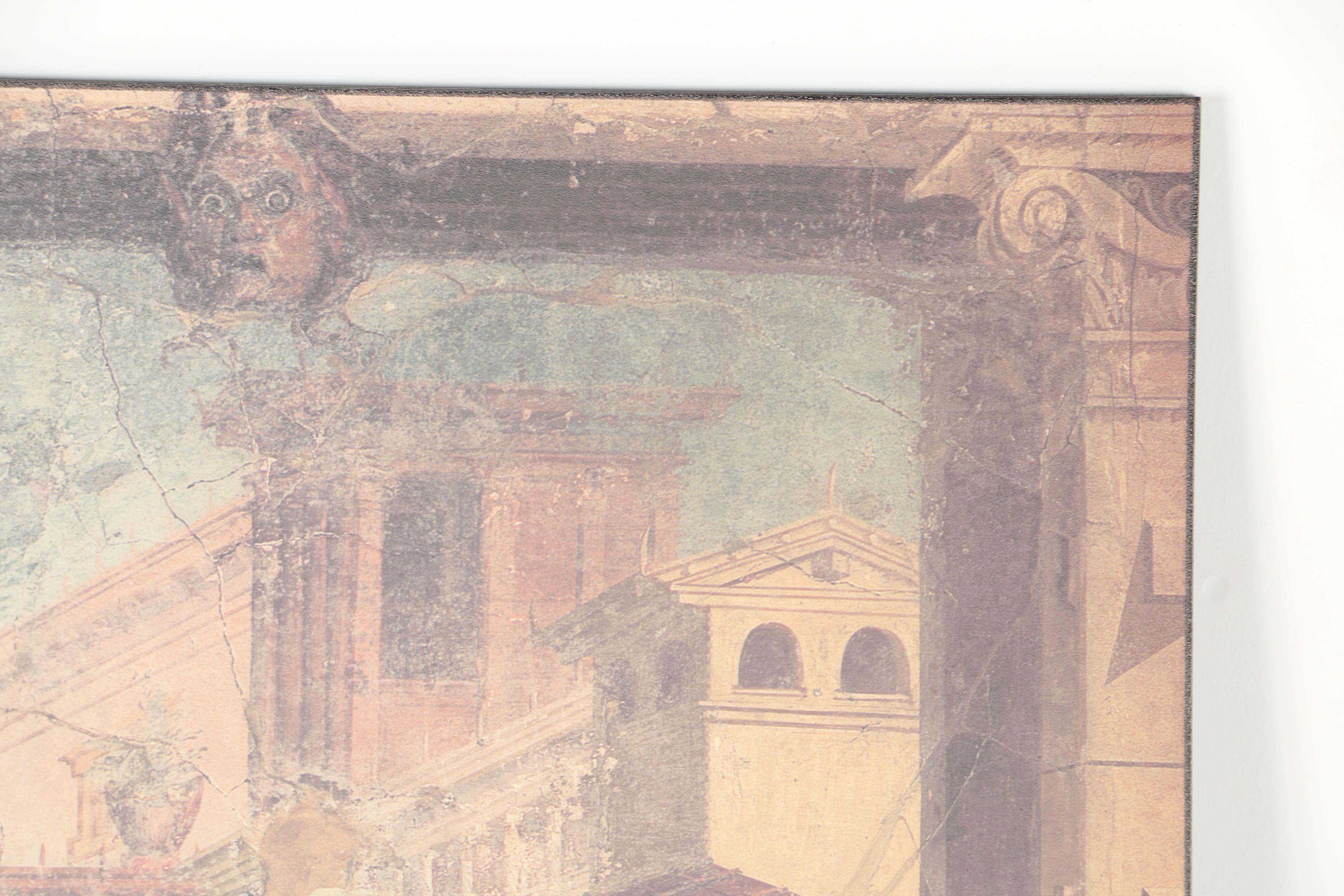 Offset Lithograph After Boscoreale Fresco