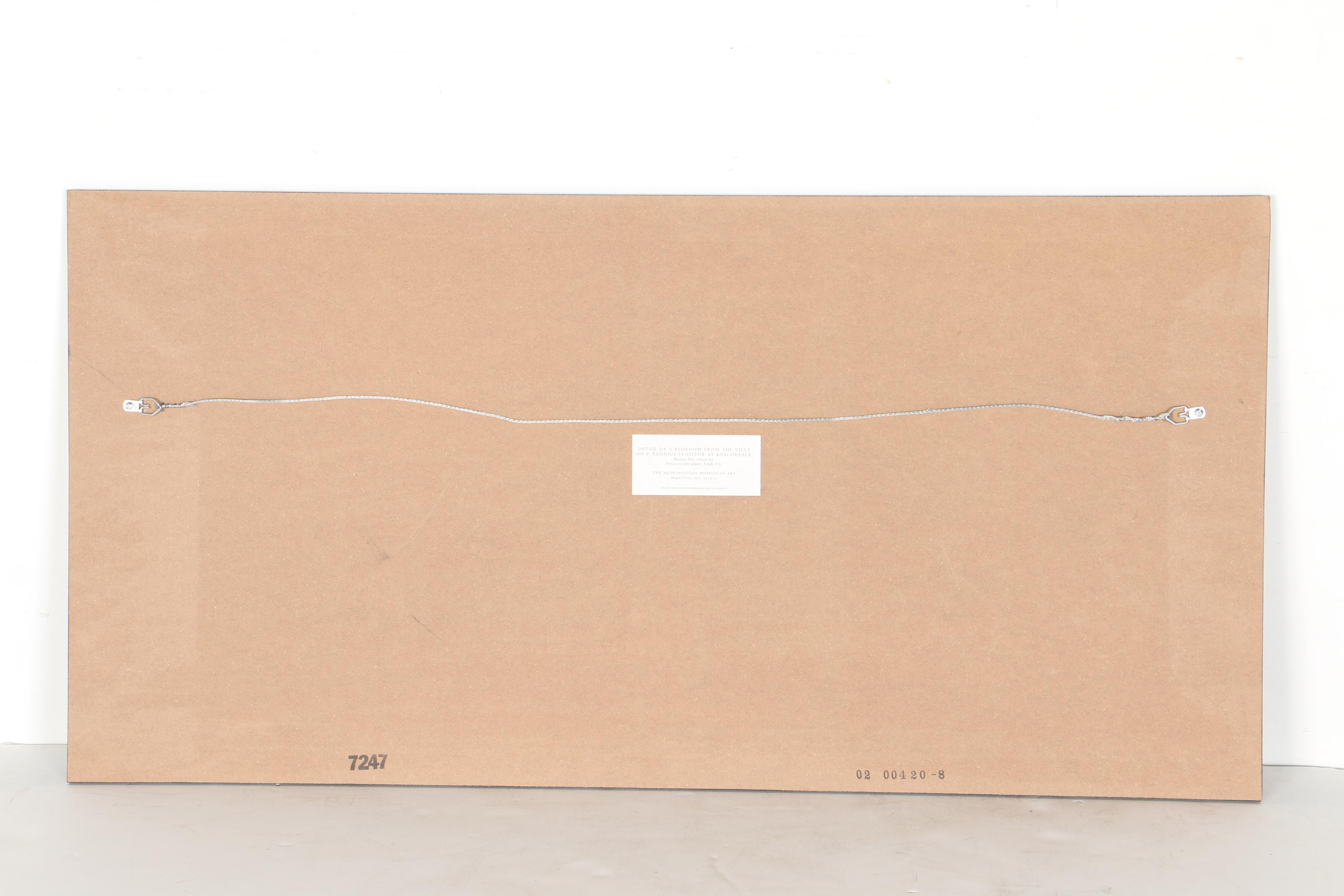 Offset Lithograph After Boscoreale Fresco