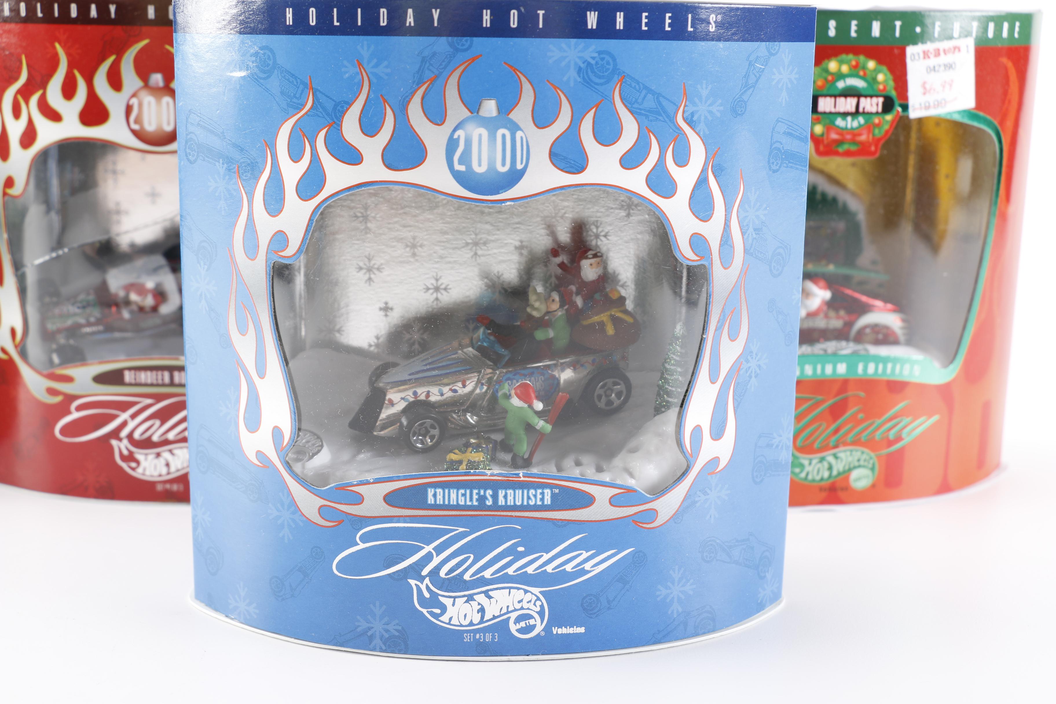 Collection of Holiday Hot Wheel Sets