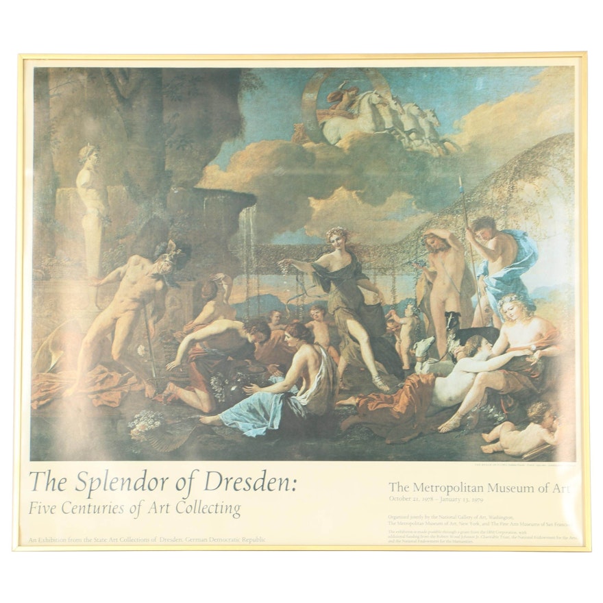 "The Splendor of Dresden" Exhibition Poster