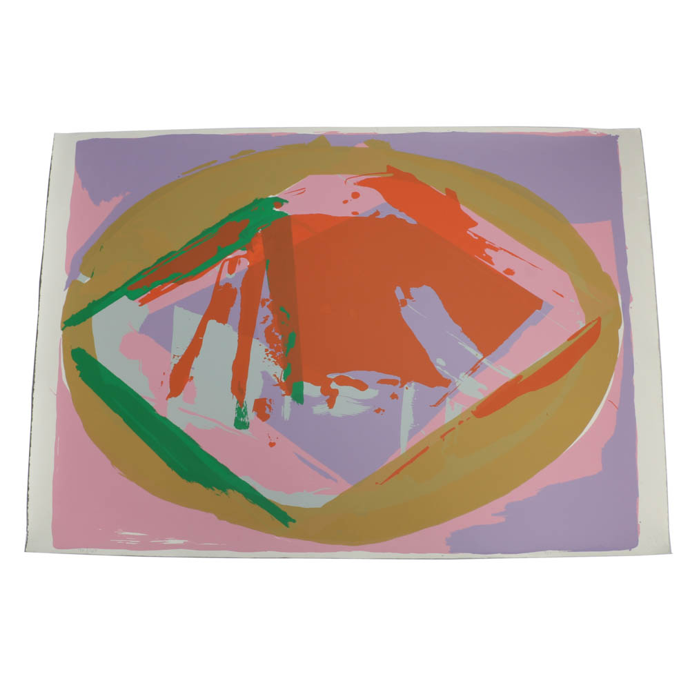 Daryl Hughto Signed Limited Edition 1981 Serigraph "Warm Hearth"