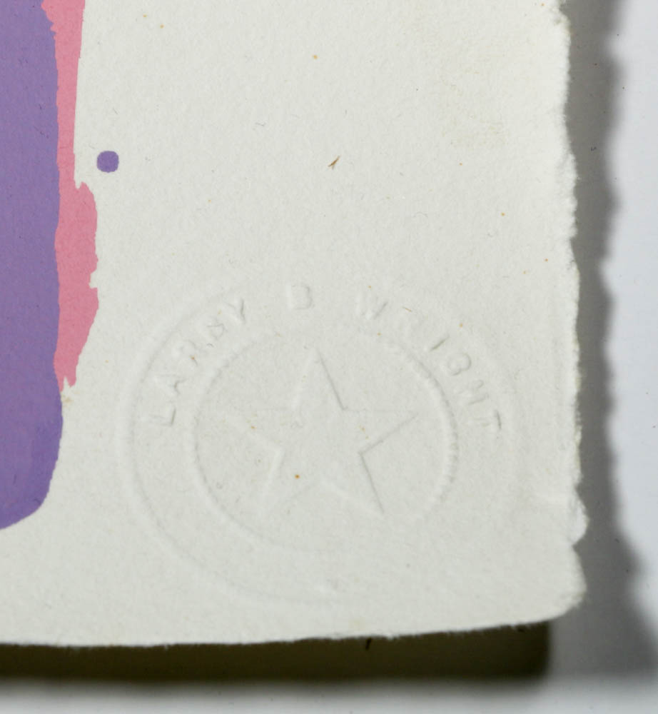 Daryl Hughto Signed Limited Edition 1981 Serigraph "Warm Hearth"