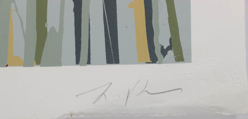 Larry Poons Signed Limited Edition 1979 Serigraph