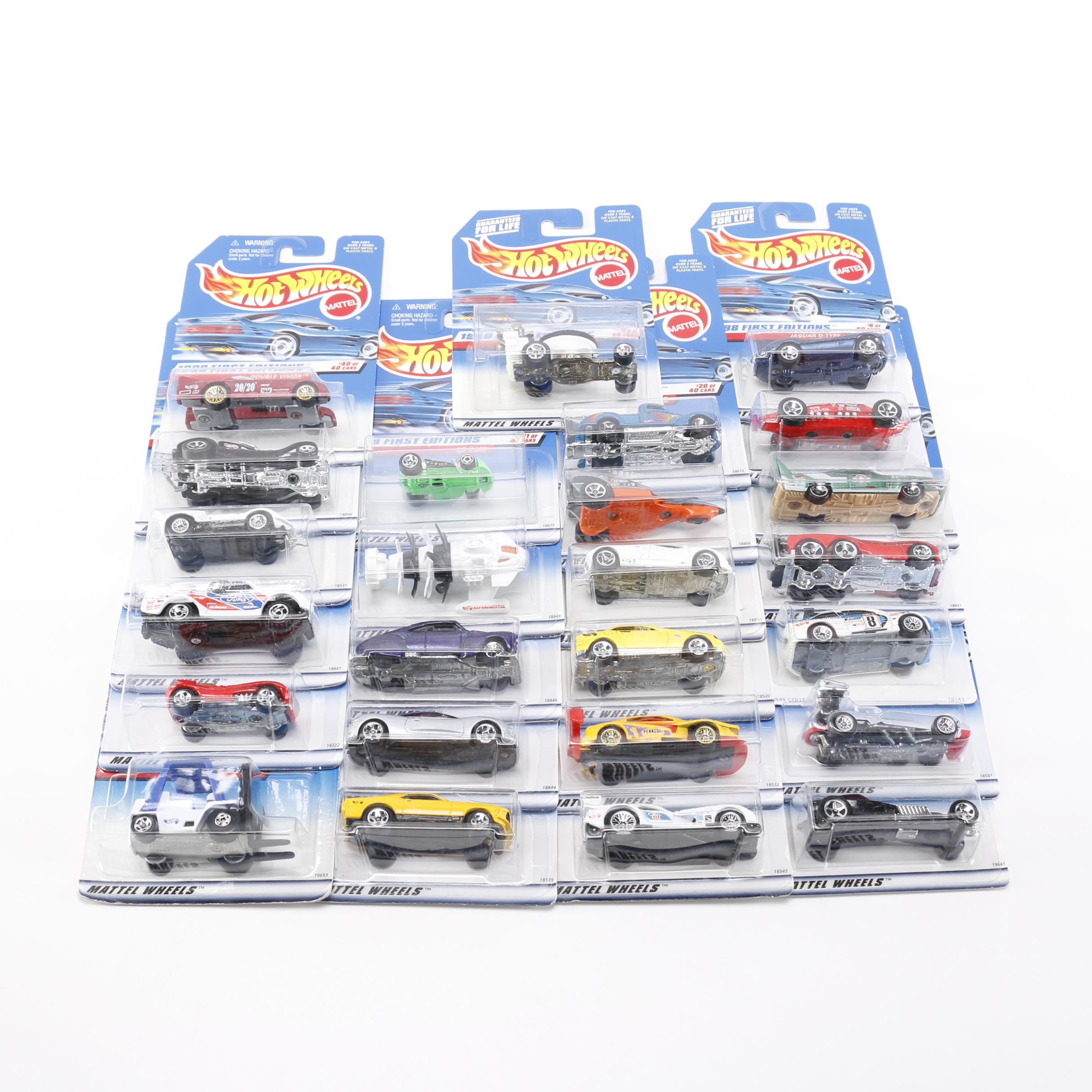 Collection of Hot Wheels Cars