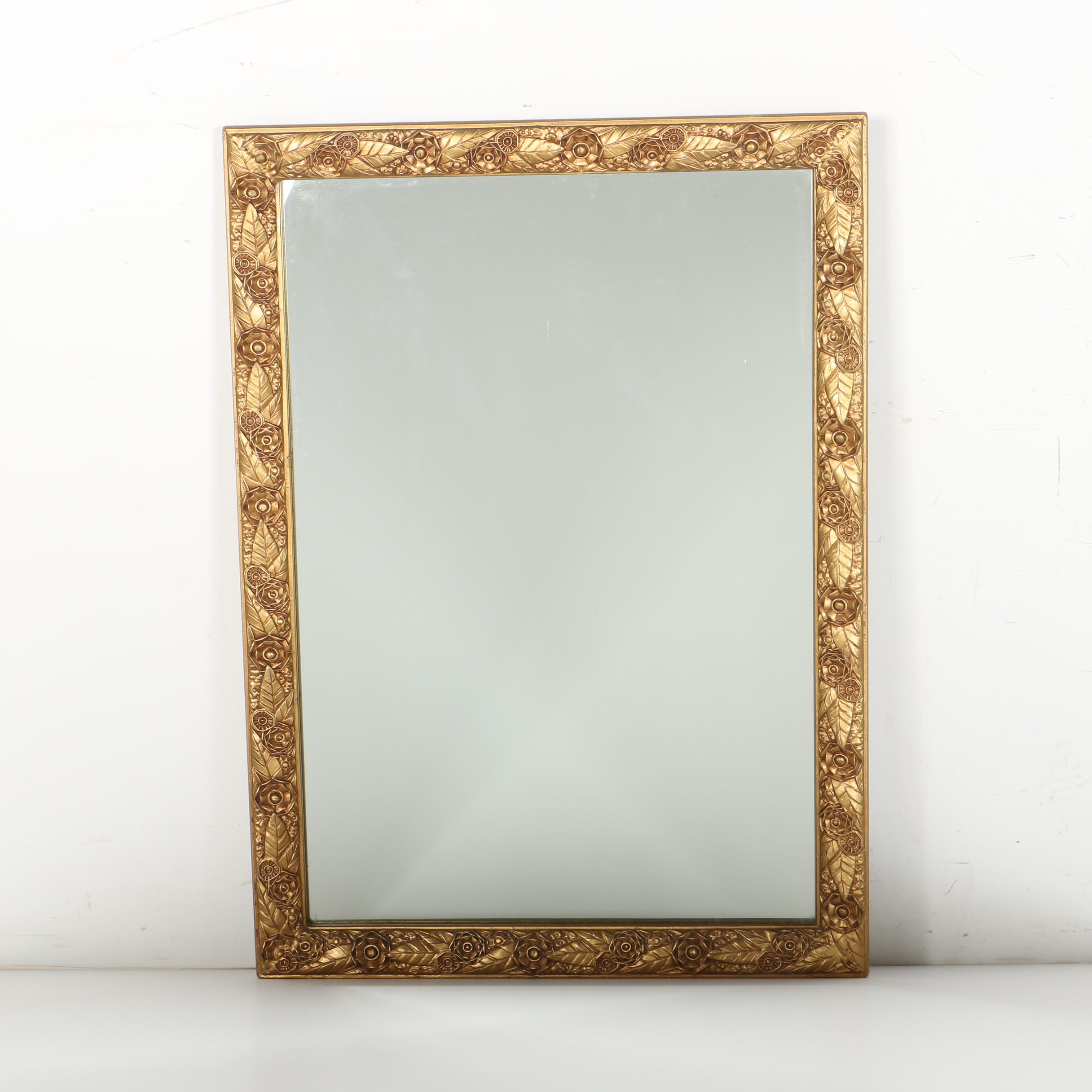Gold Tone Ornate Mirror
