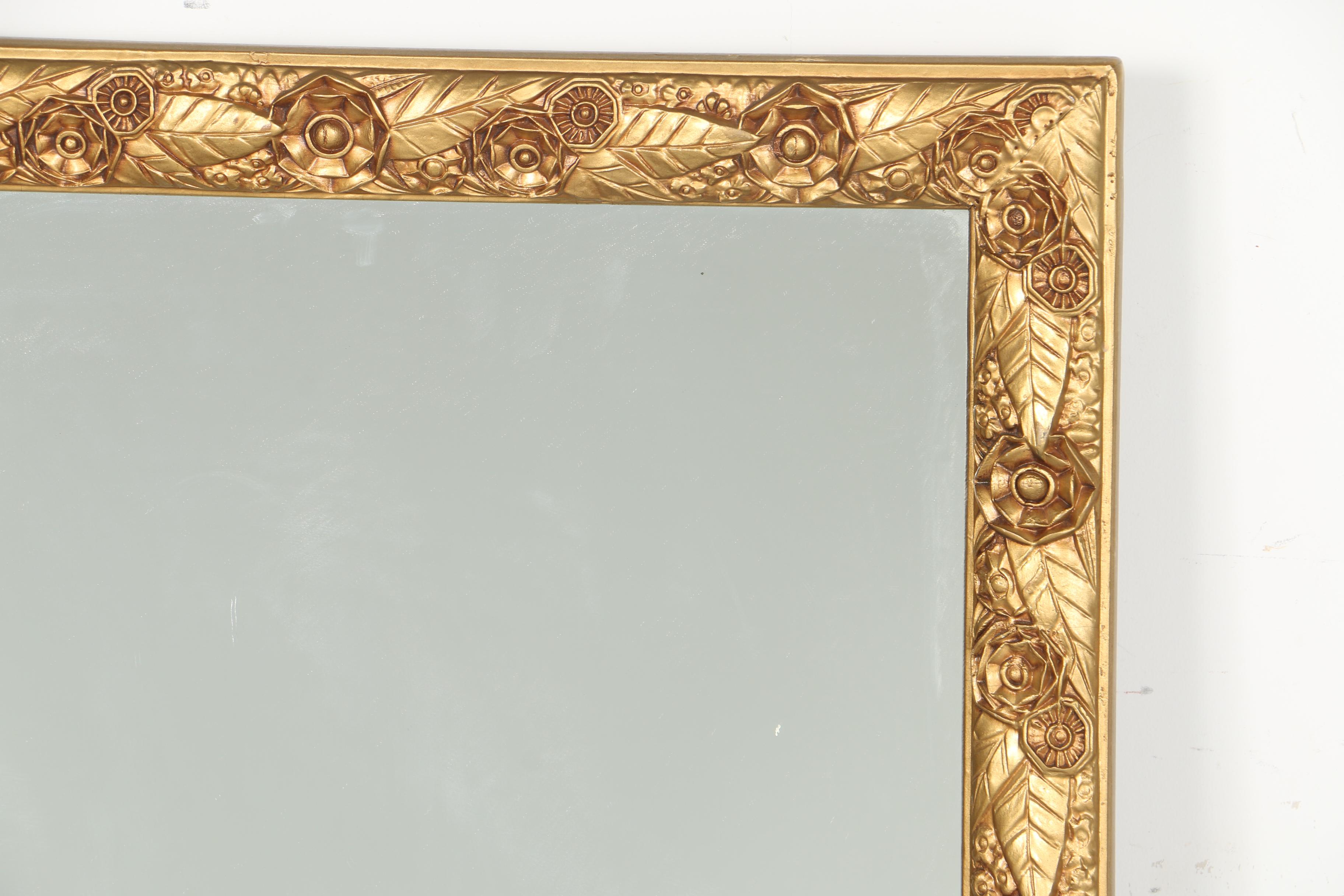 Gold Tone Ornate Mirror