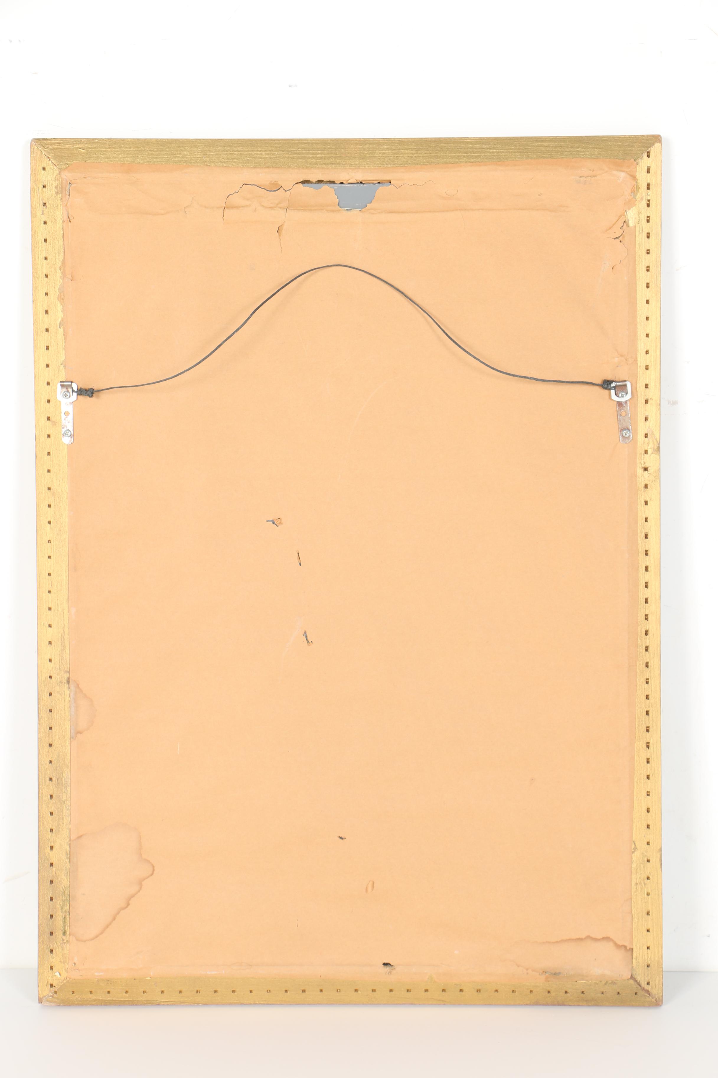 Gold Tone Ornate Mirror