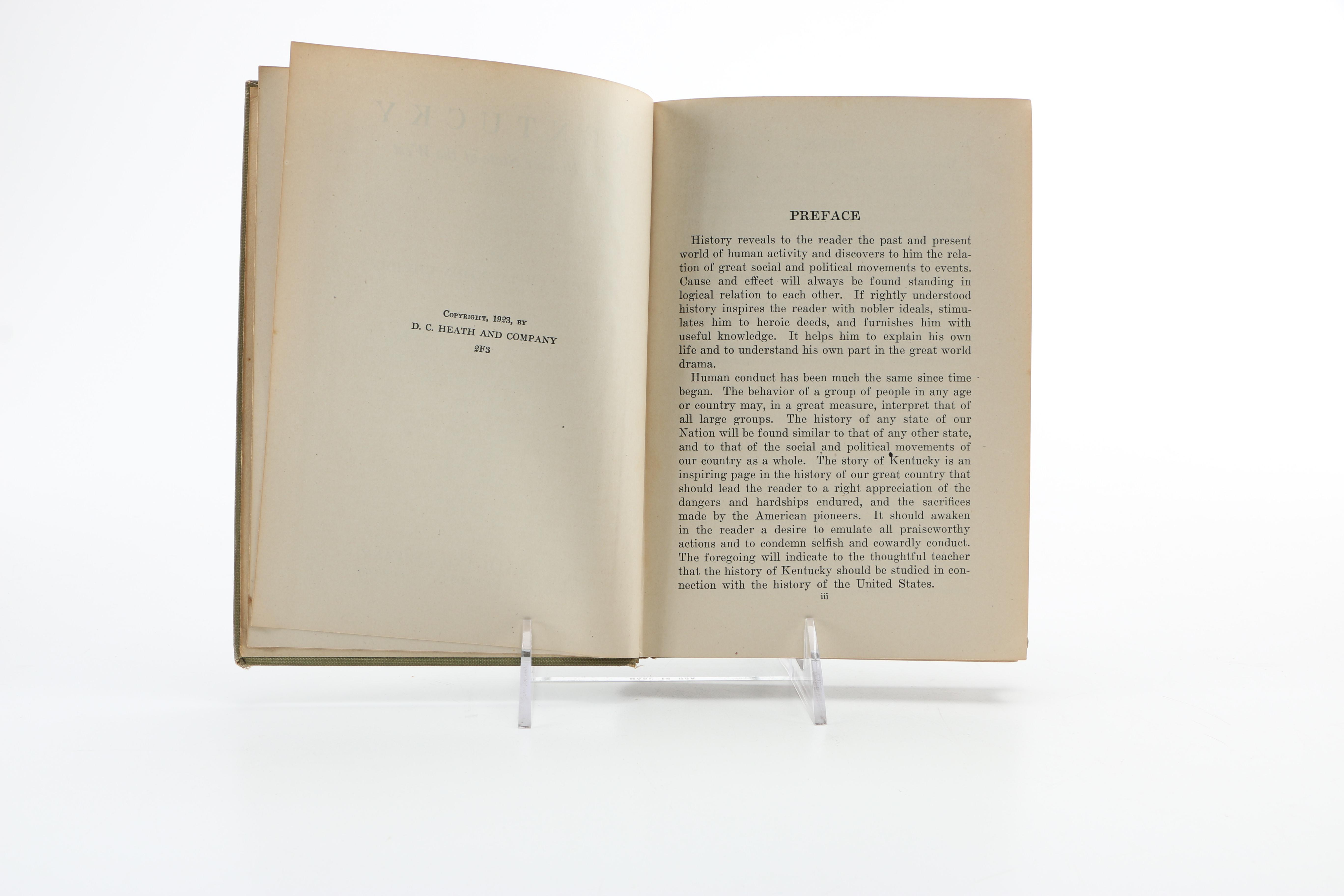 Vintage and Antique Geography Books Including Kentucky