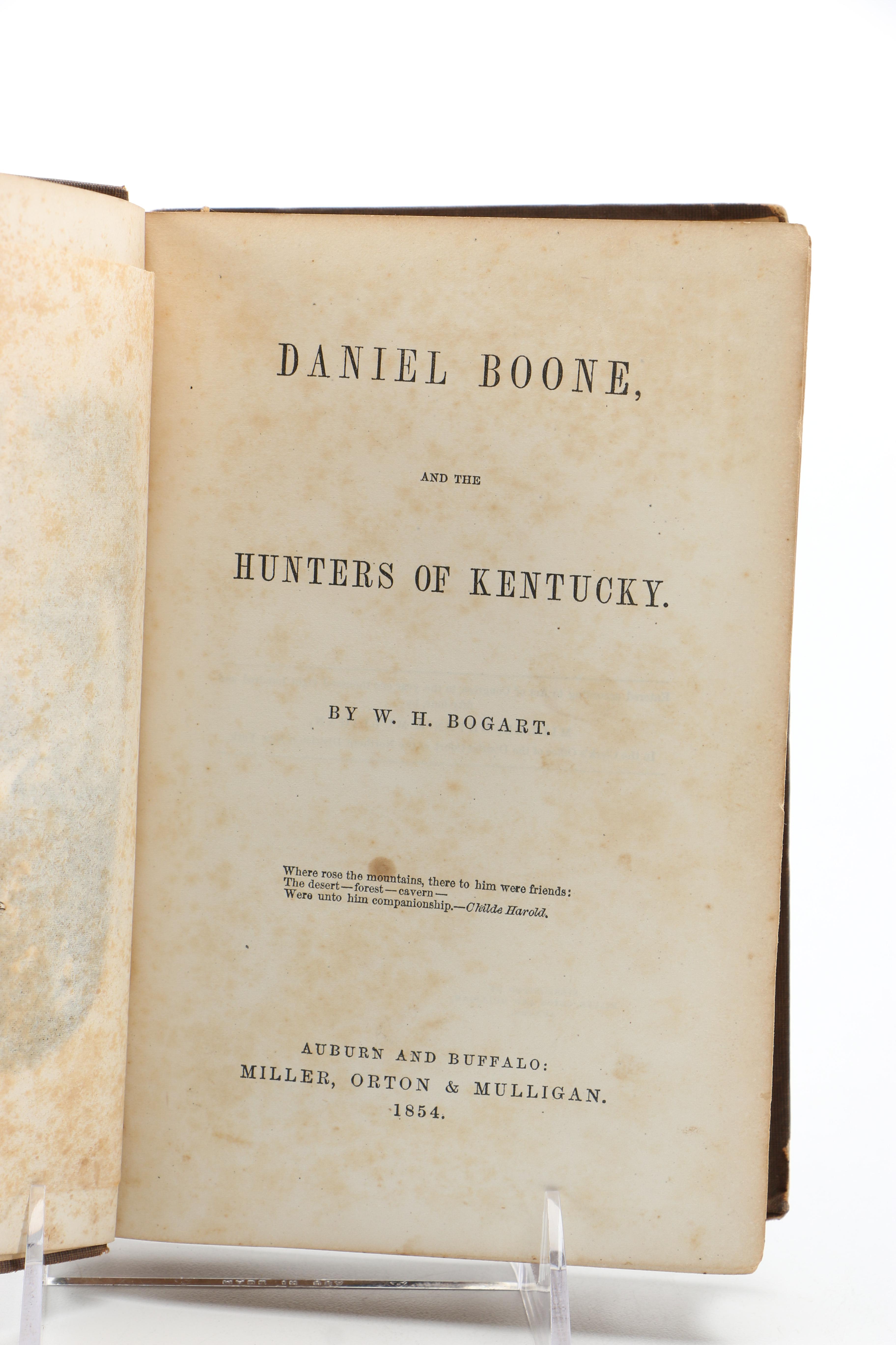 Vintage and Antique Geography Books Including Kentucky