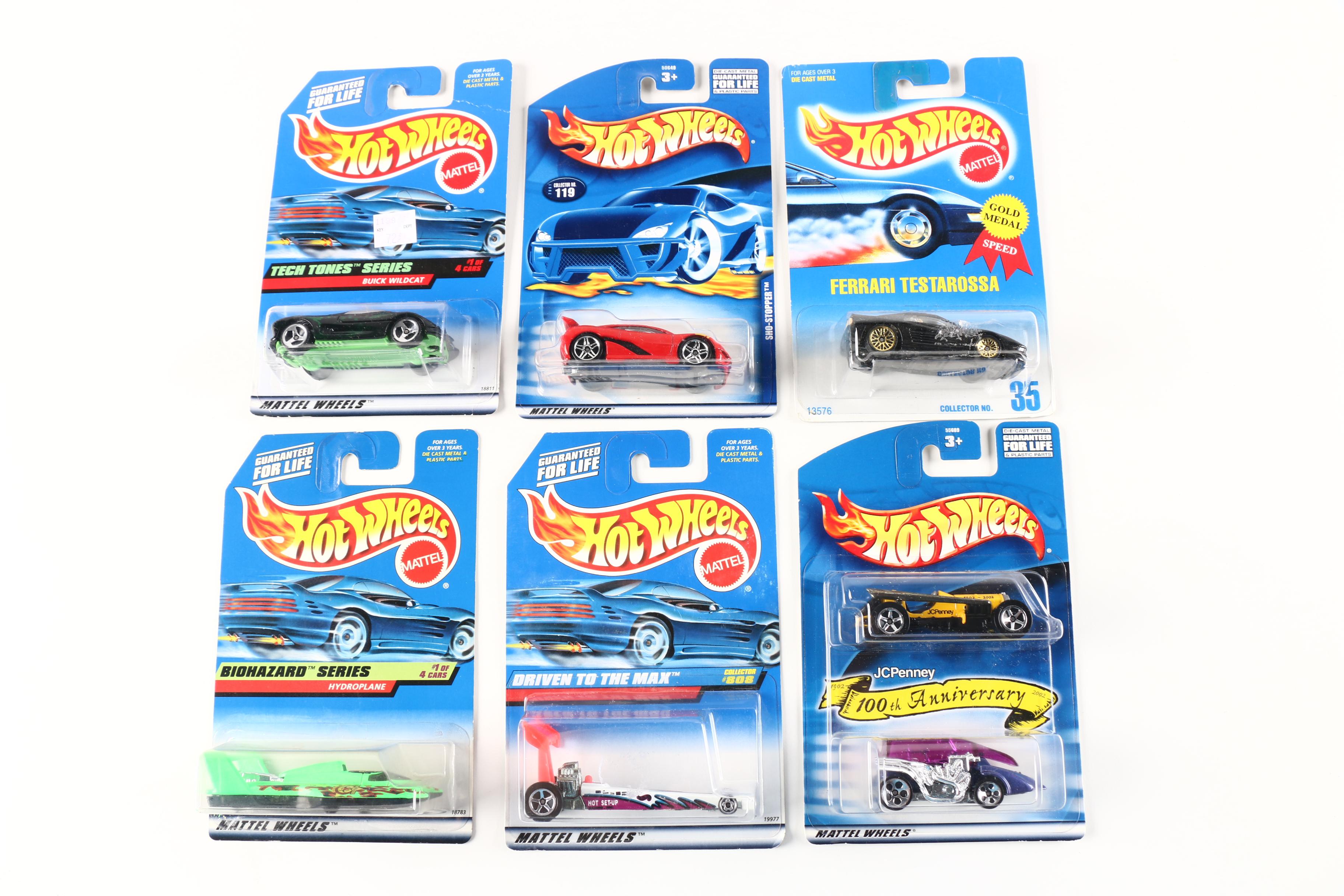 Large Collection of Die-Cast Hot Wheels Cars