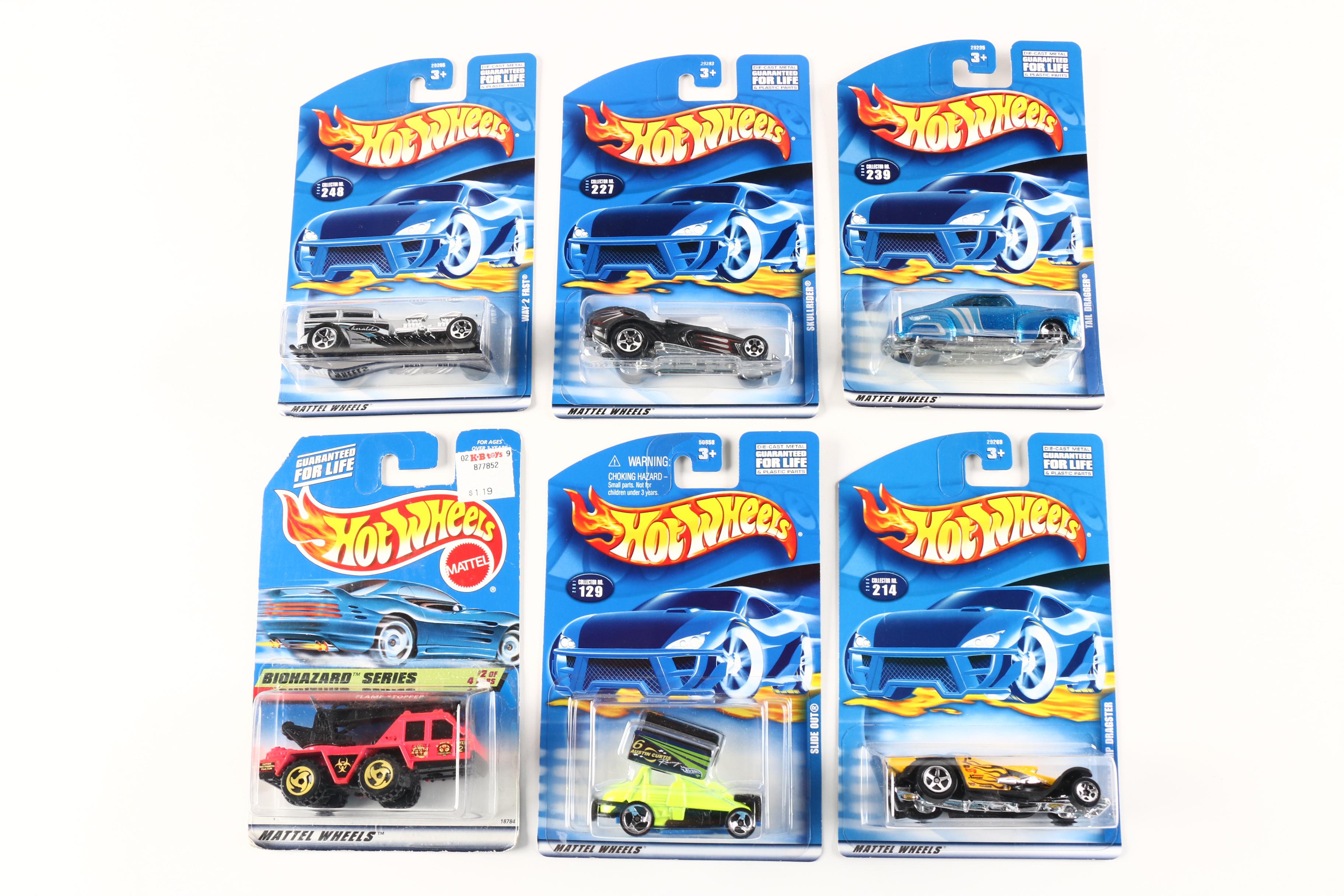 Large Collection of Die-Cast Hot Wheels Cars
