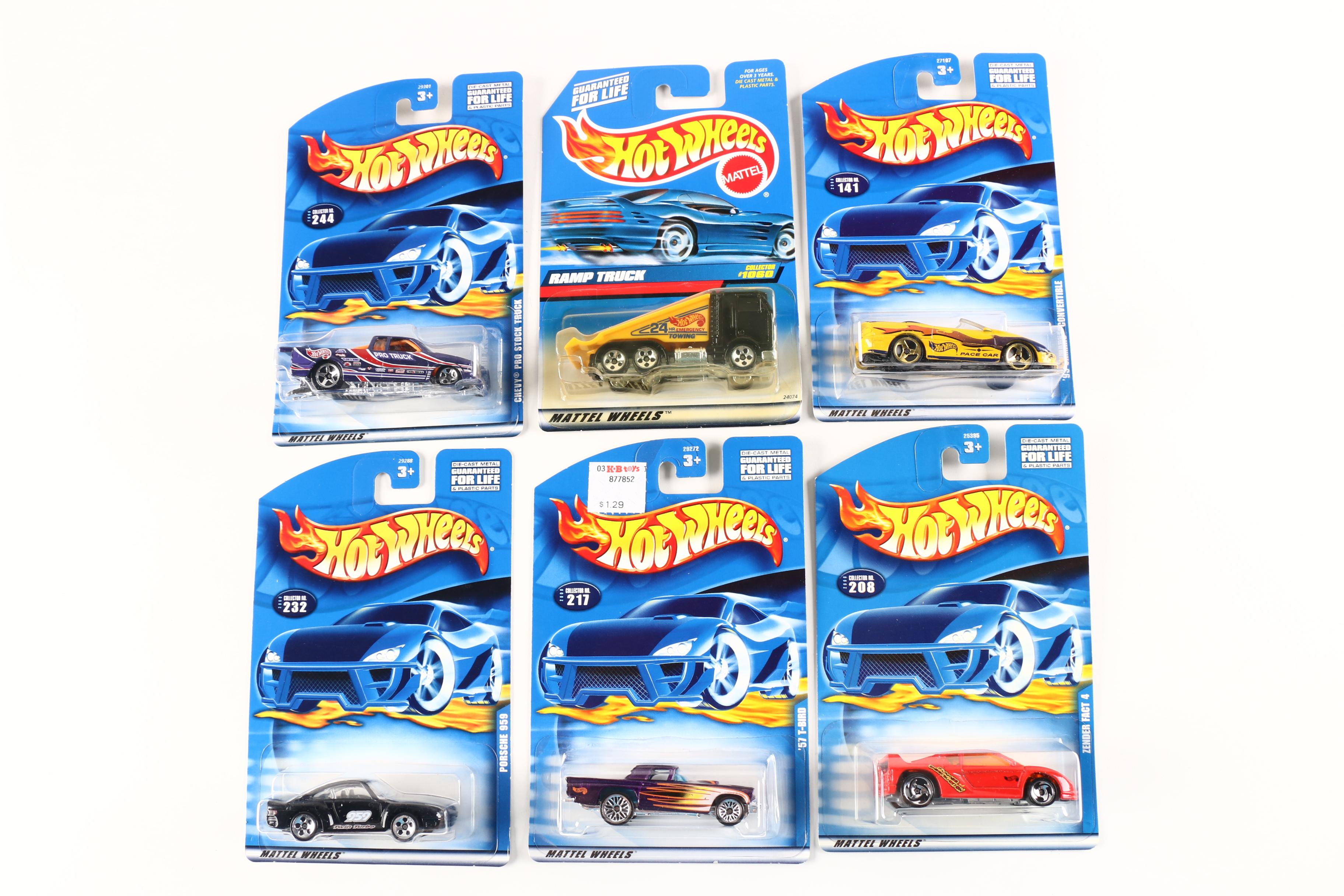 Large Collection of Die-Cast Hot Wheels Cars