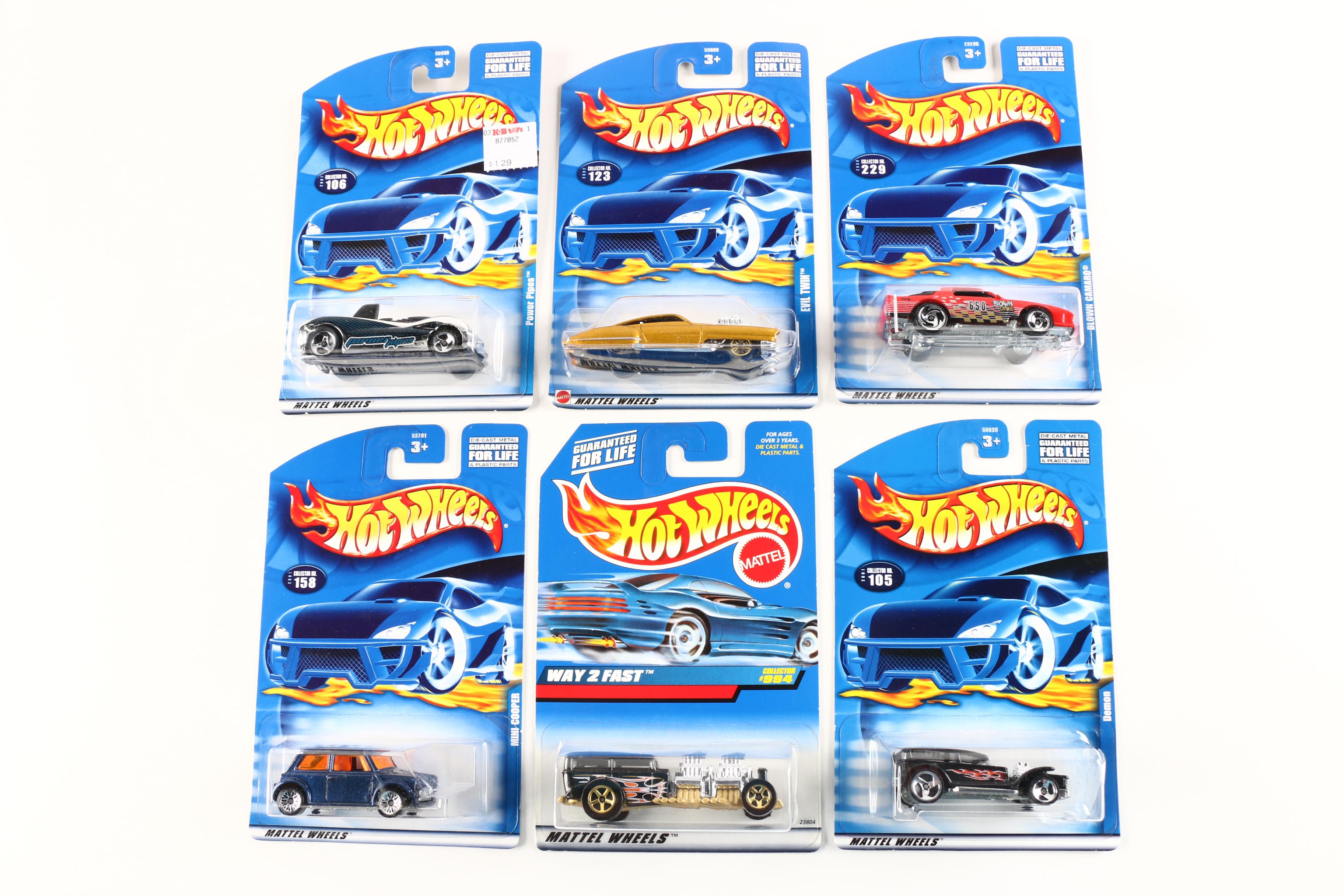 Large Collection of Die-Cast Hot Wheels Cars