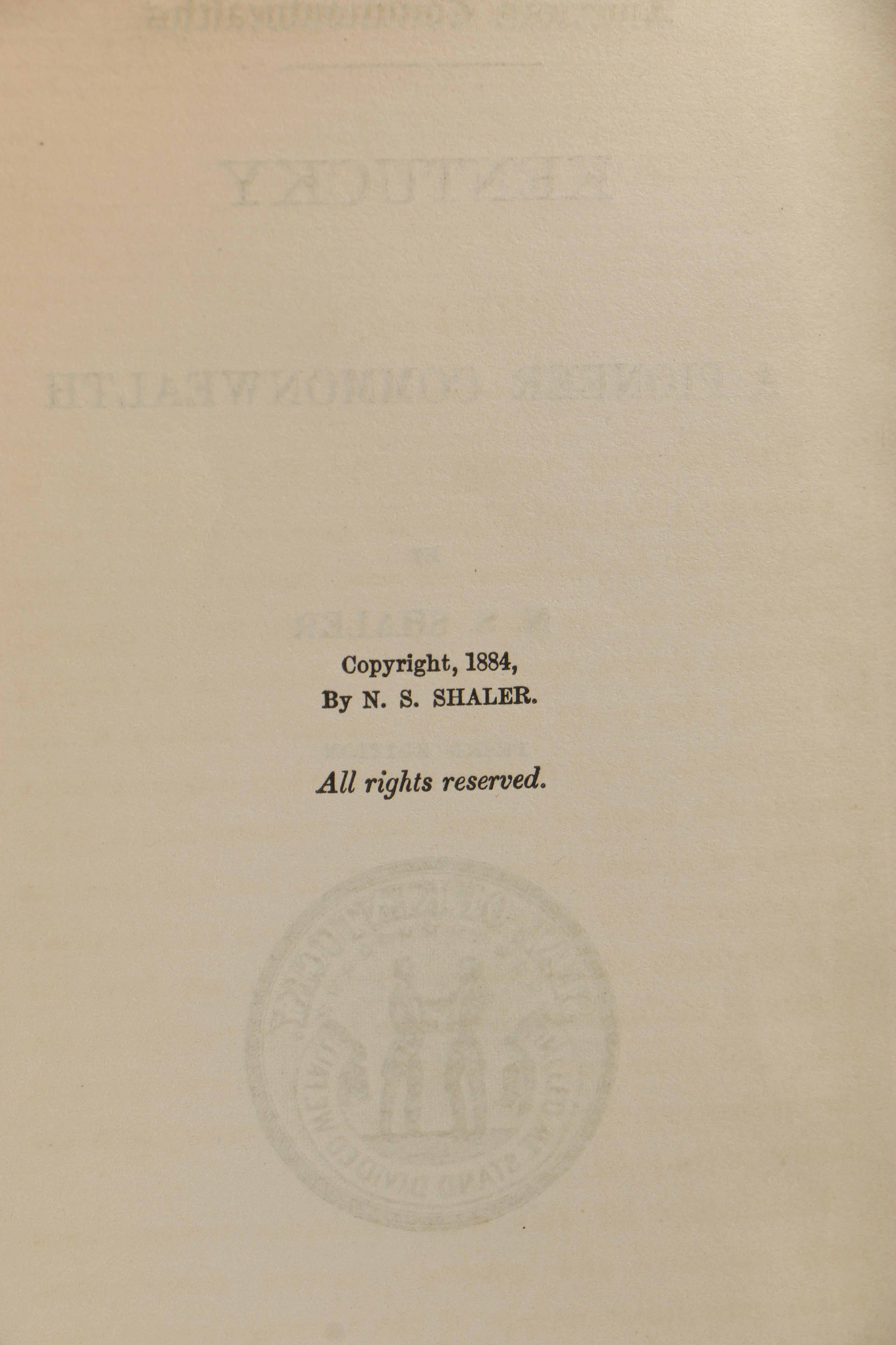 Vintage and Antique Geography Books Including Kentucky