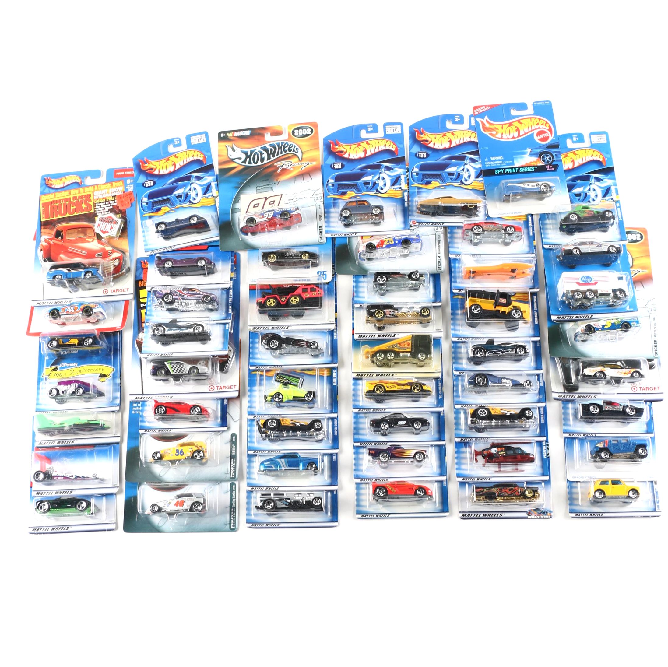 Large Collection of Die-Cast Hot Wheels Cars