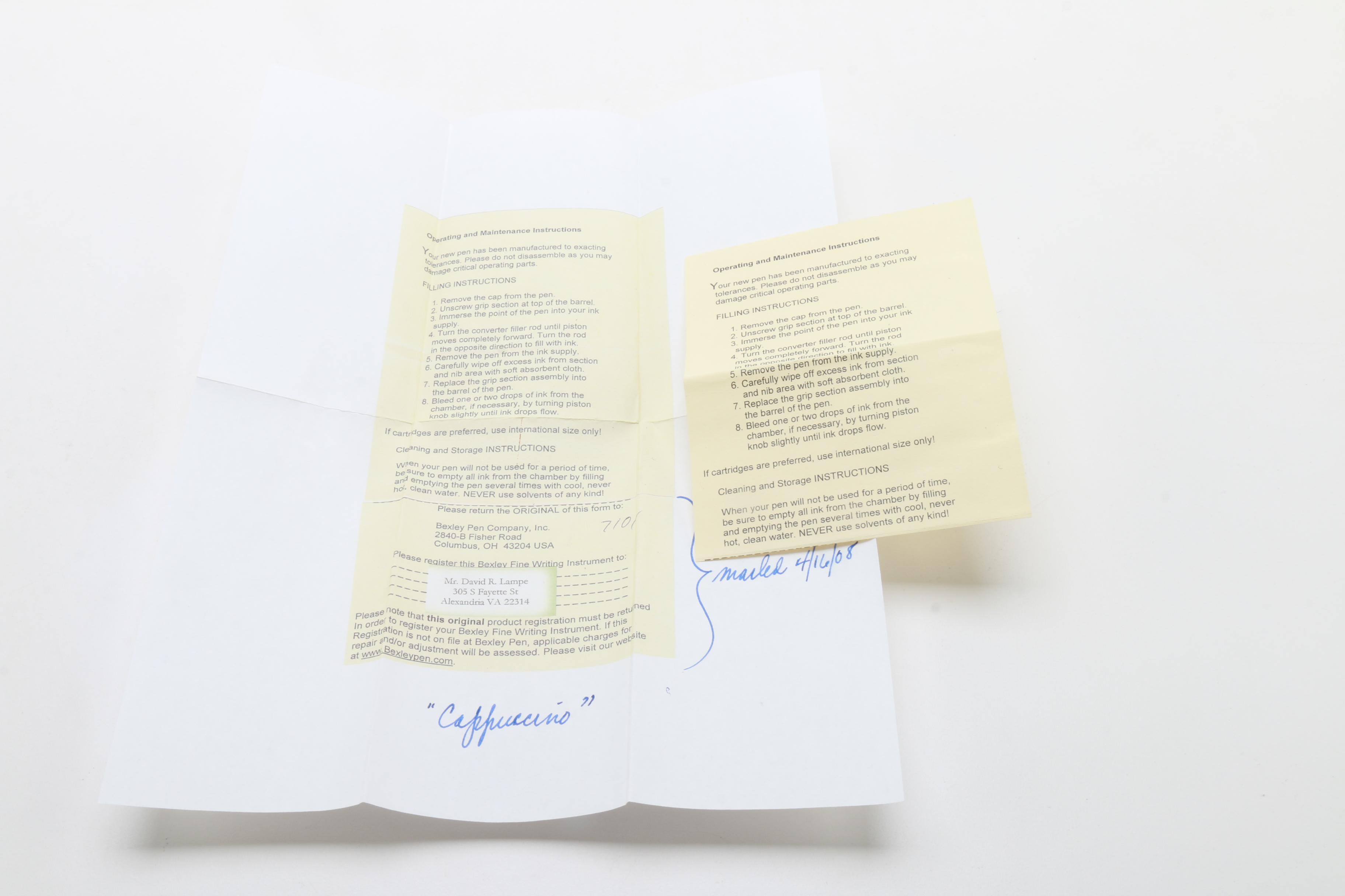 Bexley Cappuccino Fountain Pen