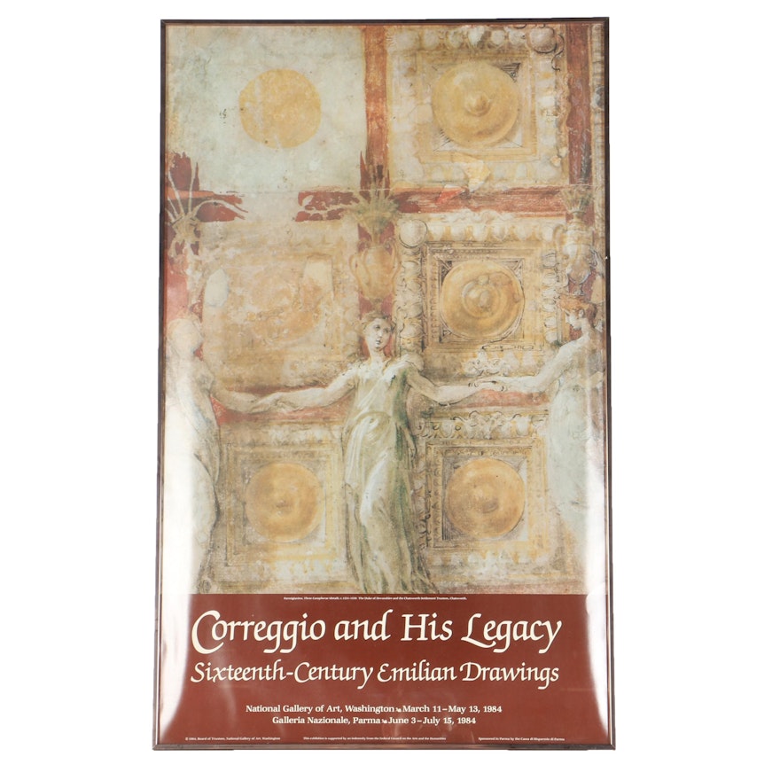 Offset Lithograph Poster "Correggio And His Legacy - Sixteenth-Century Emilian Drawings"