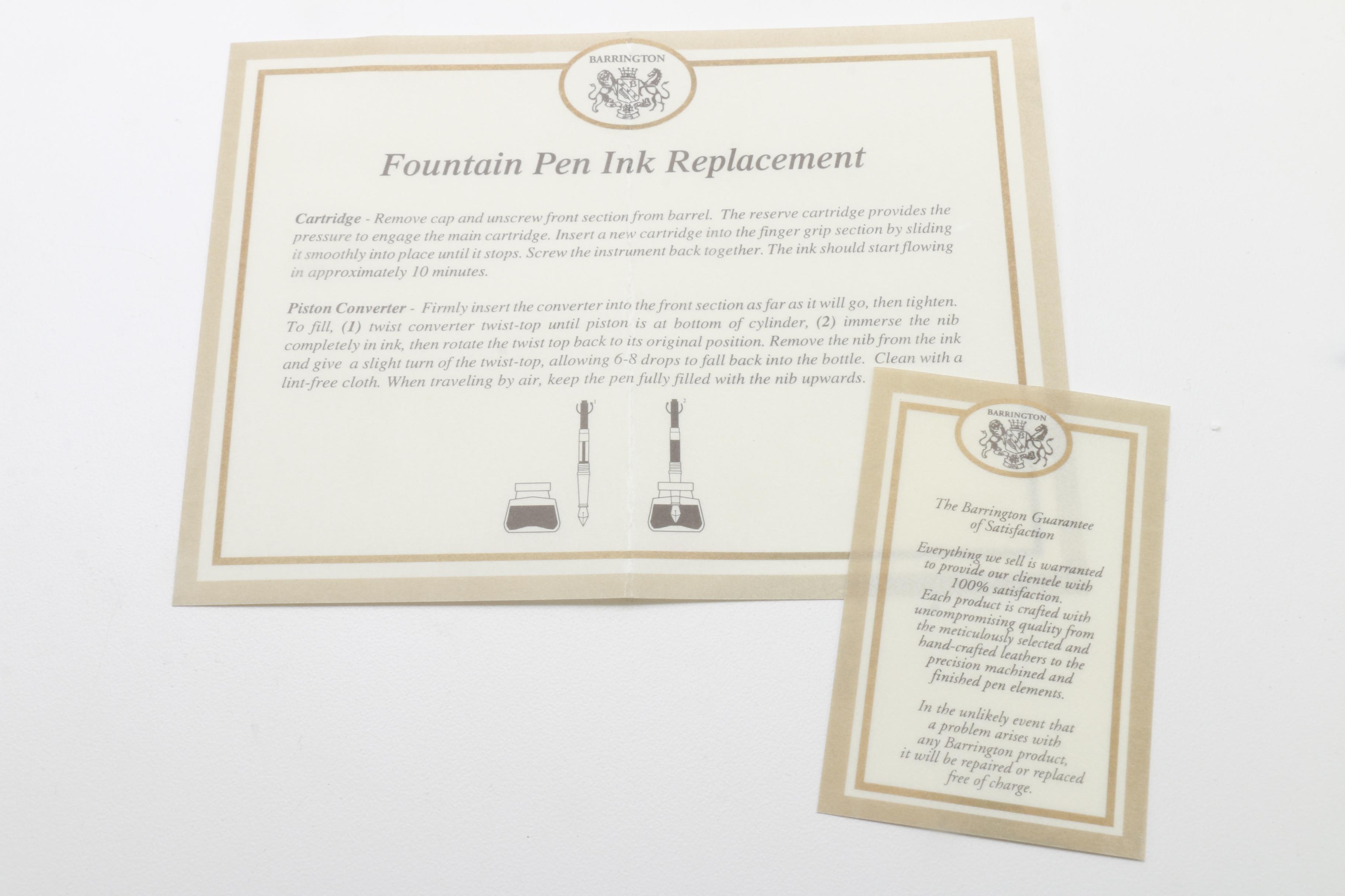 Barrington Fountain Pen