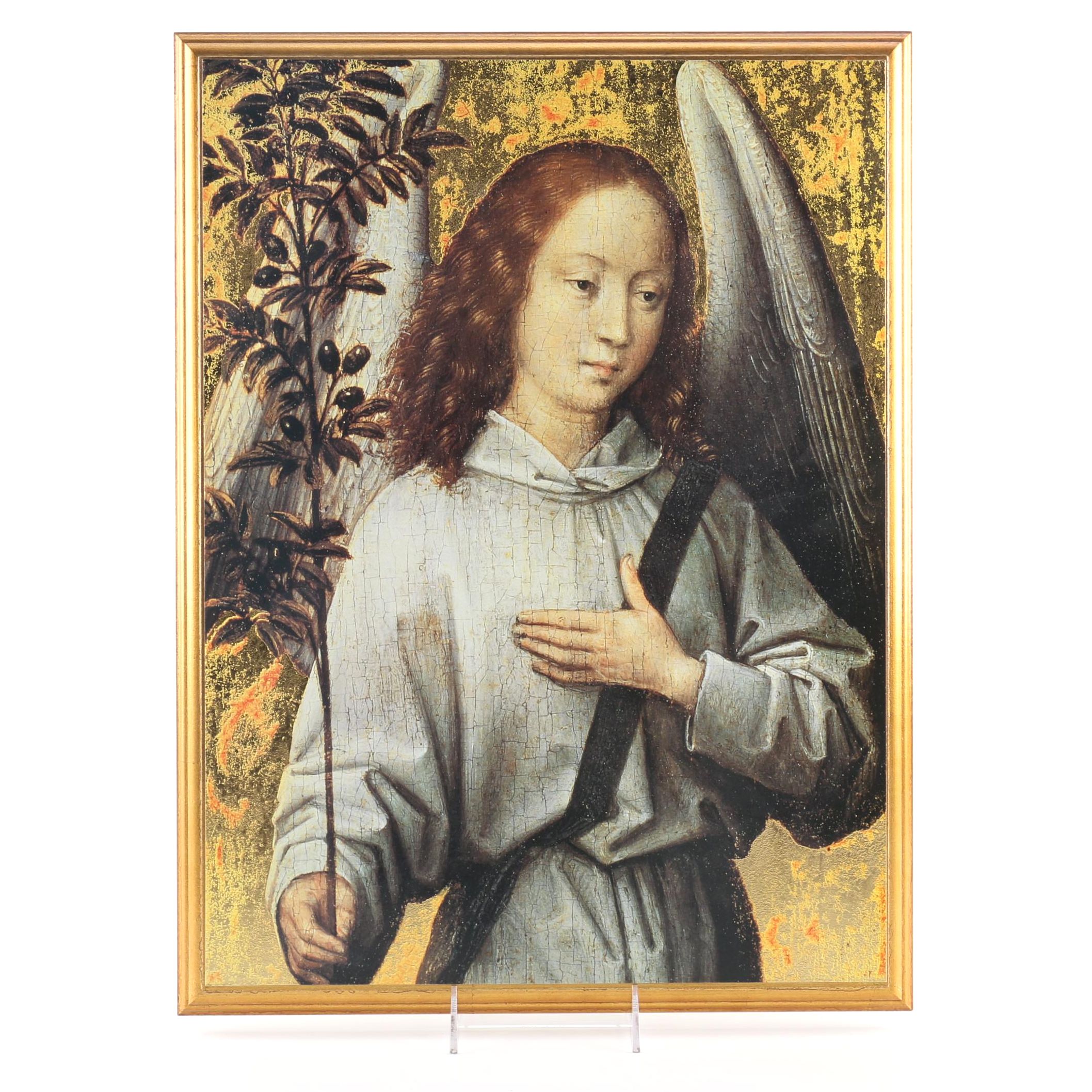 Renaissance Angel Offset Lithograph