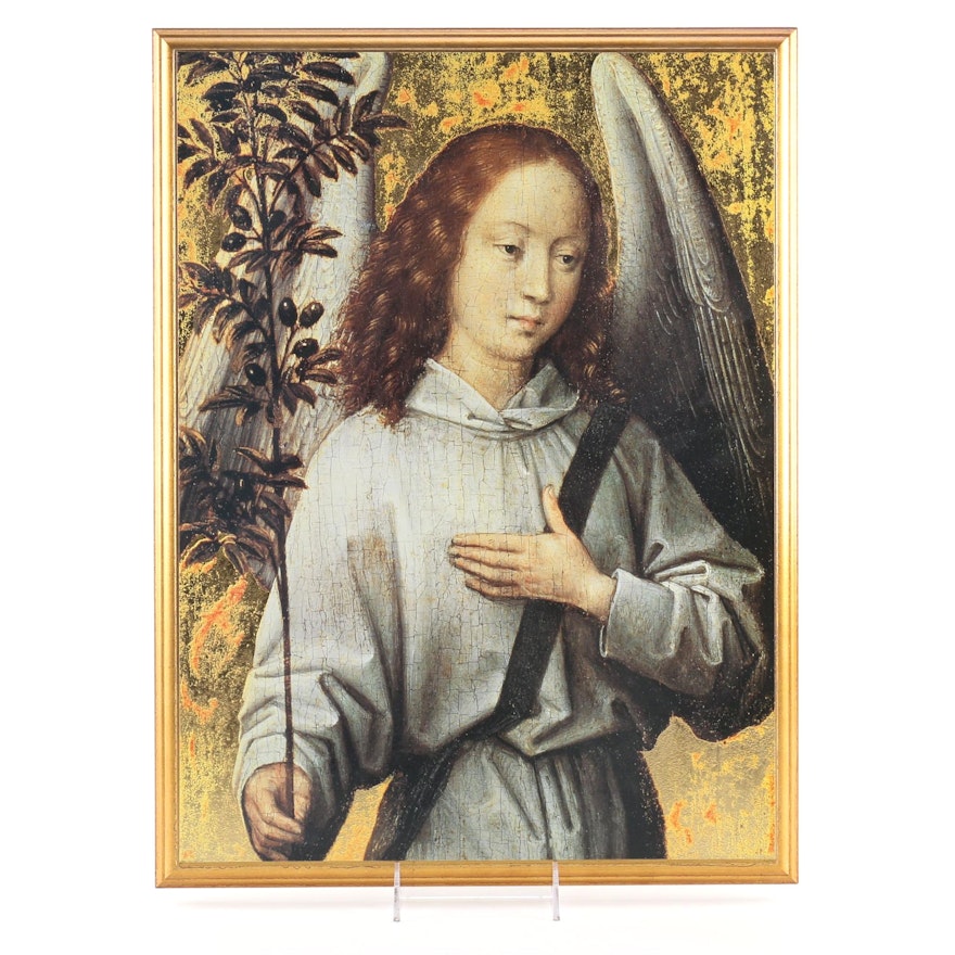 Renaissance Angel Offset Lithograph