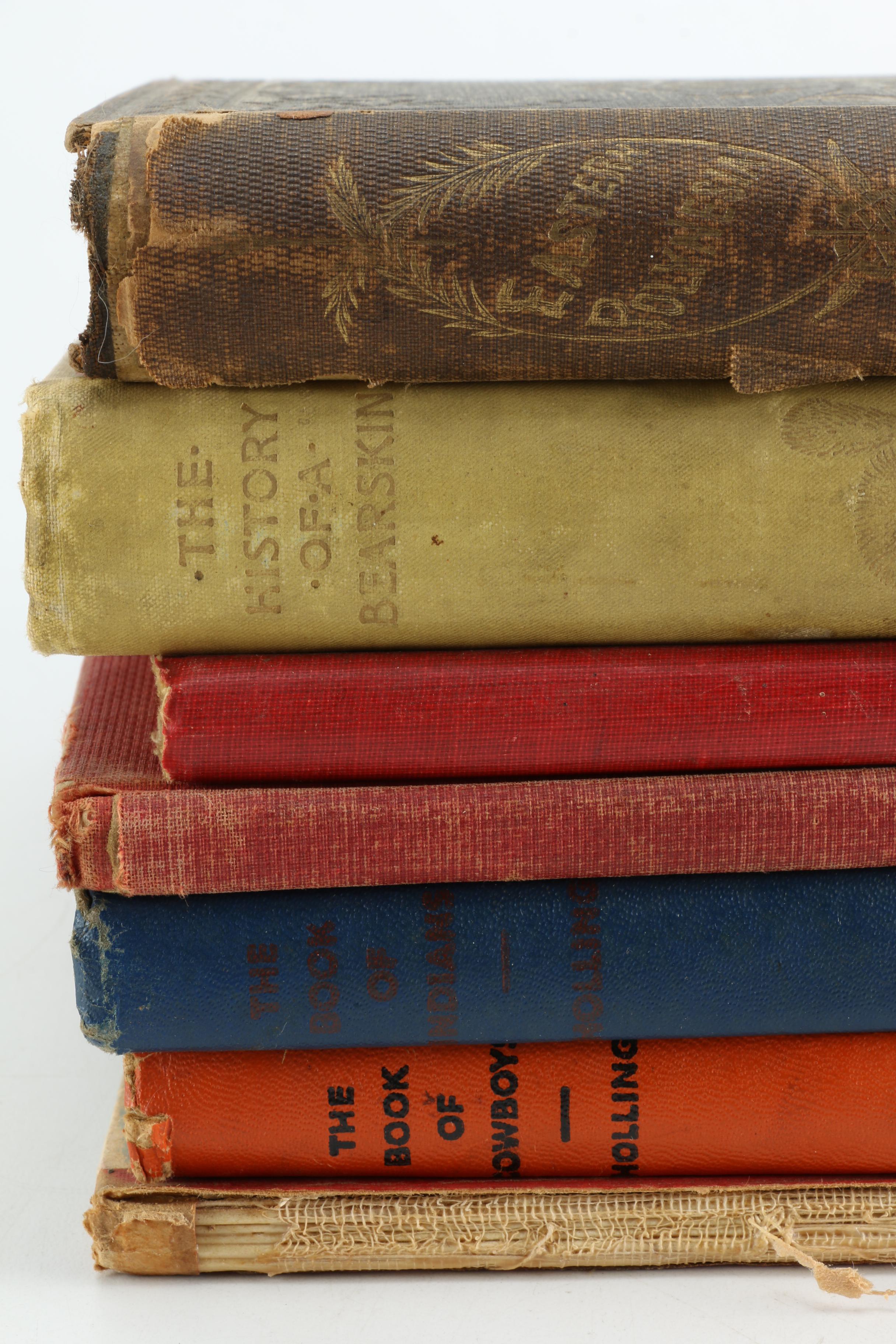 Vintage American West Themed Books