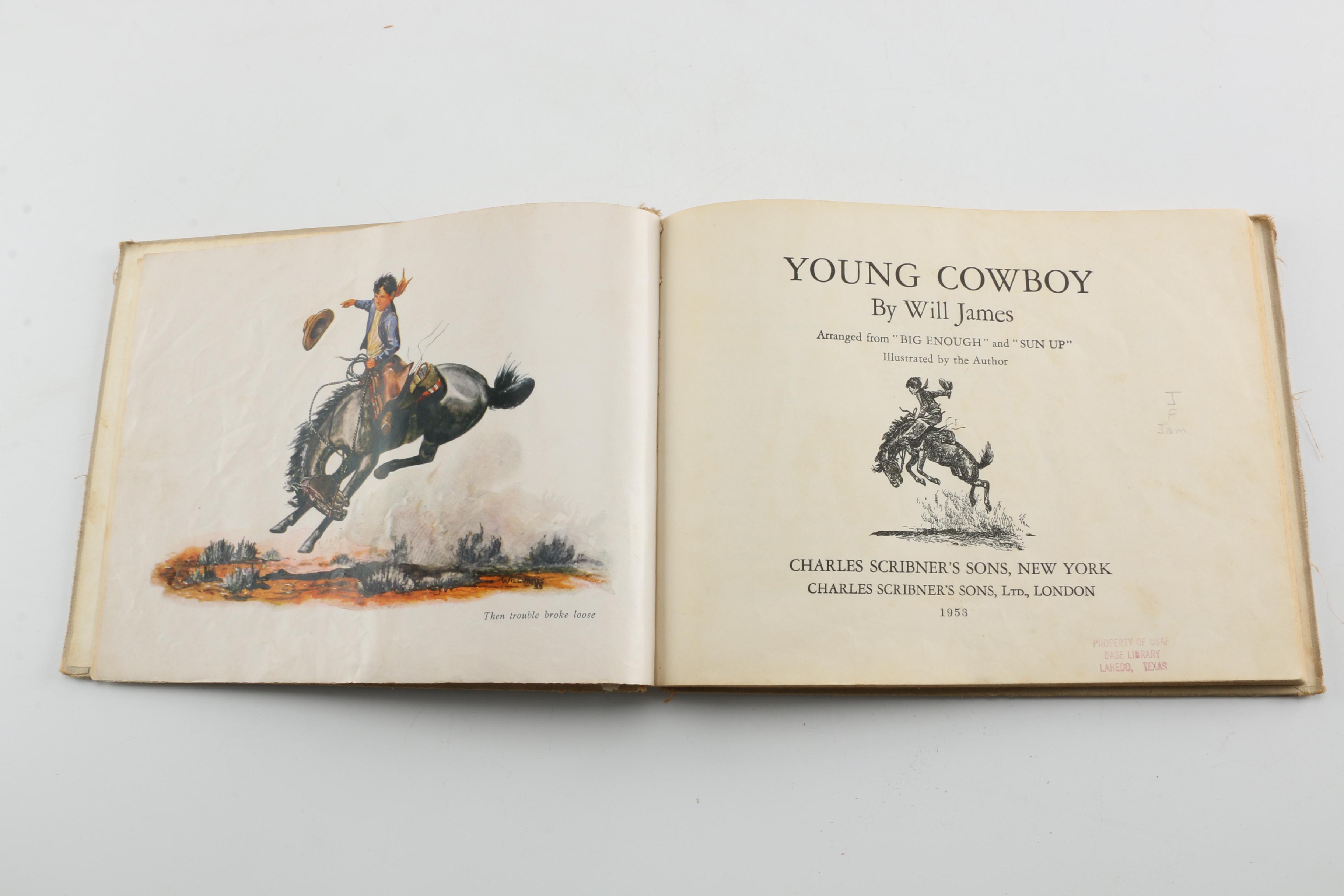 Vintage American West Themed Books