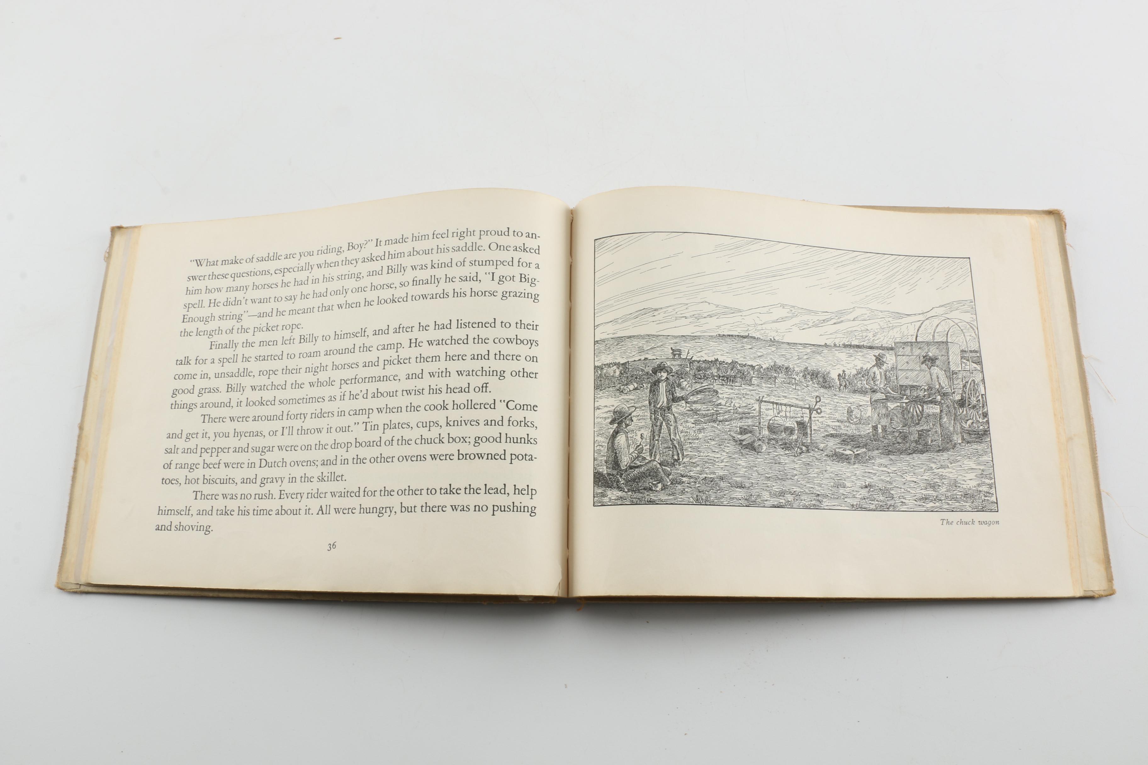 Vintage American West Themed Books