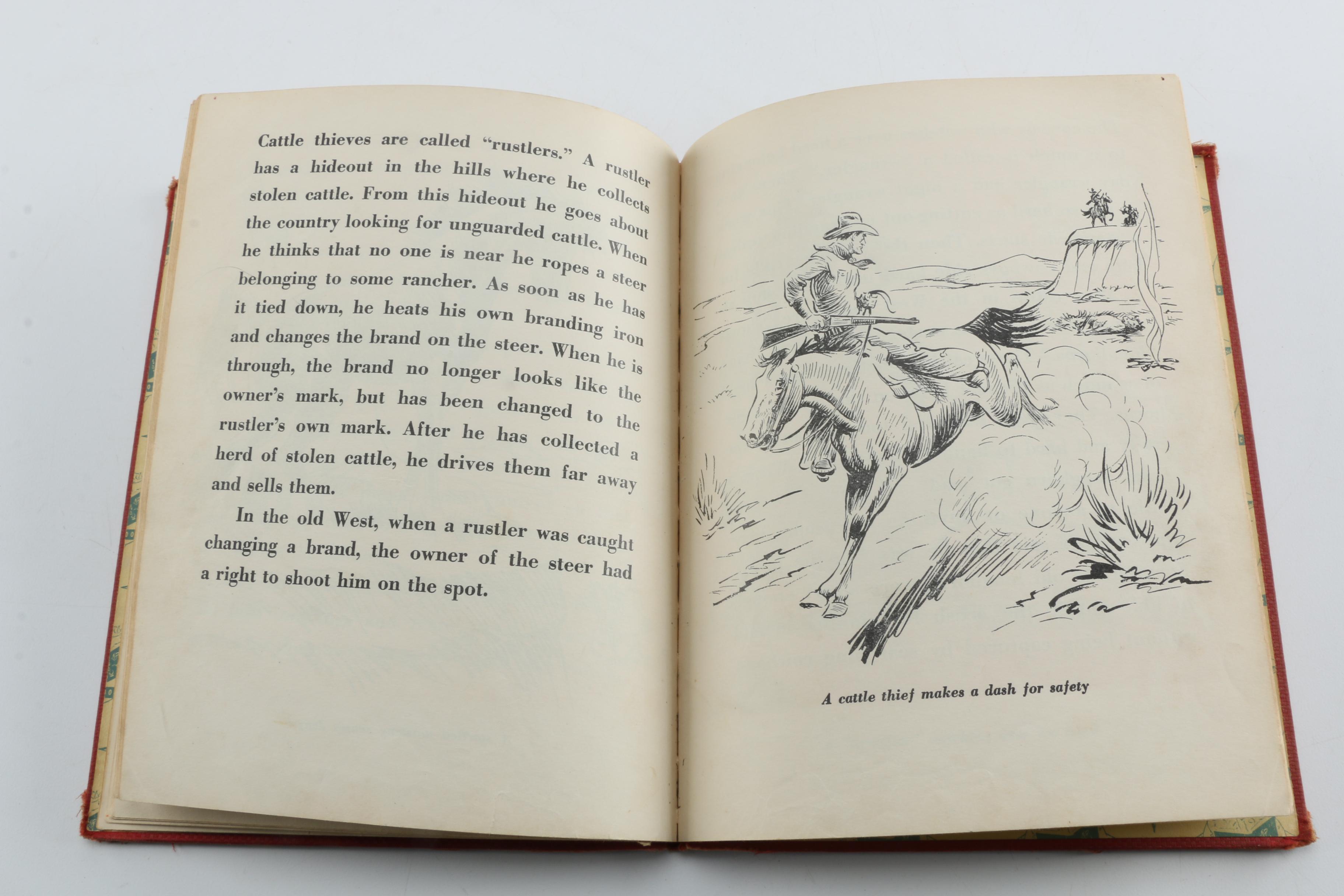 Vintage American West Themed Books