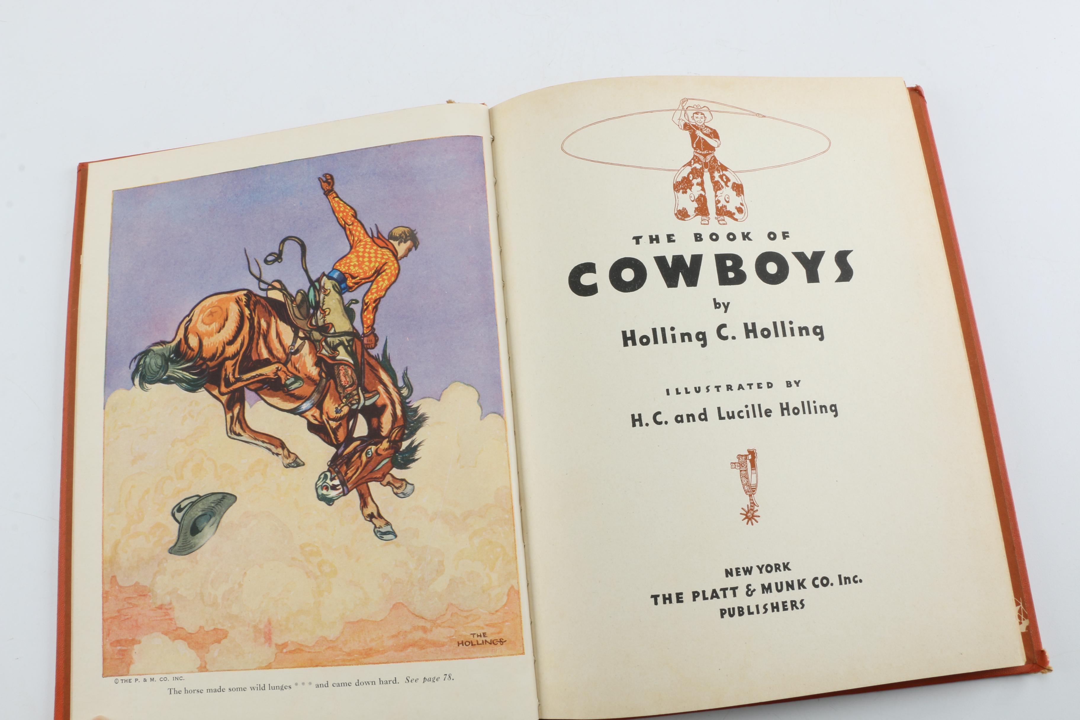 Vintage American West Themed Books