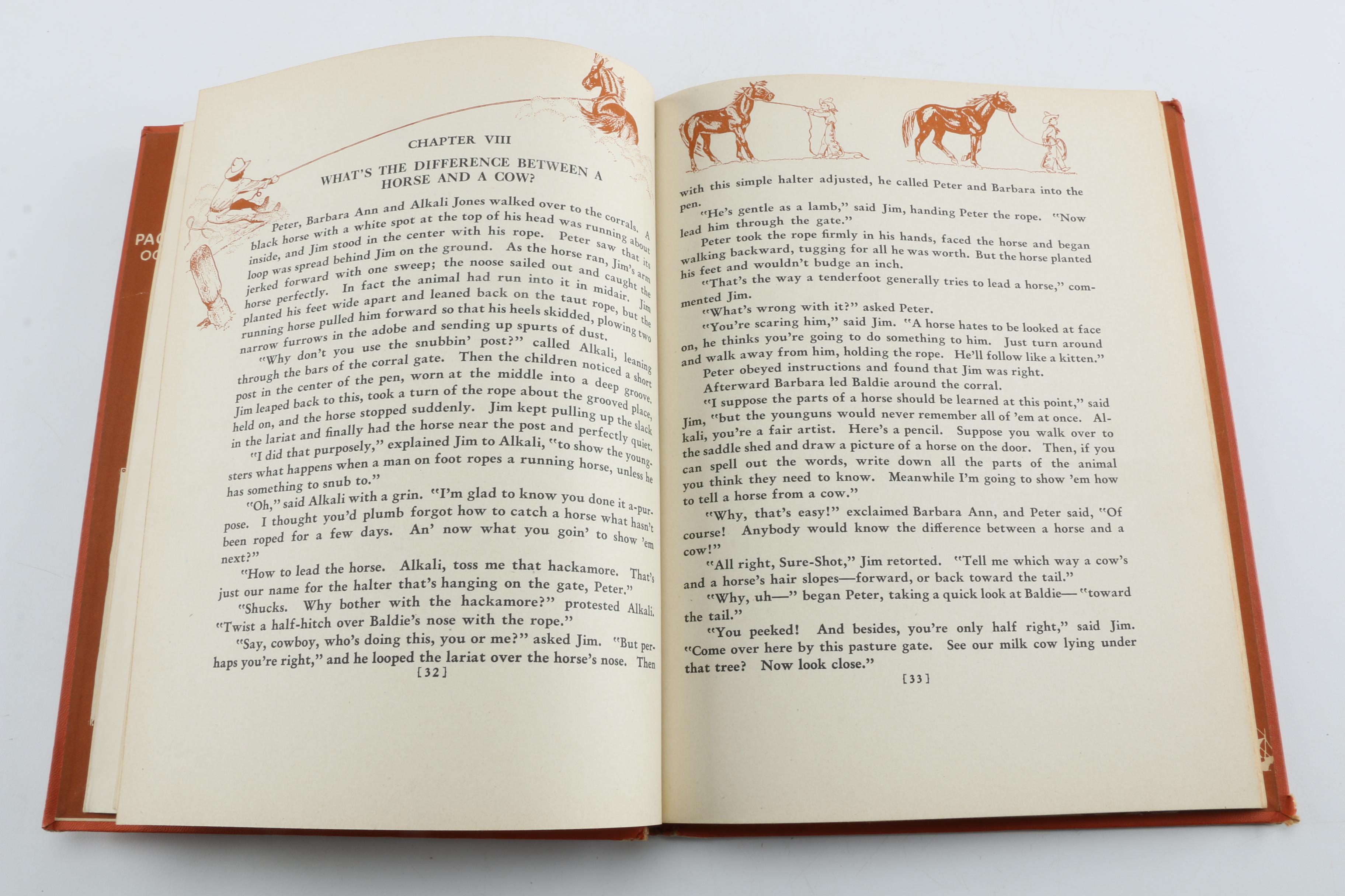 Vintage American West Themed Books