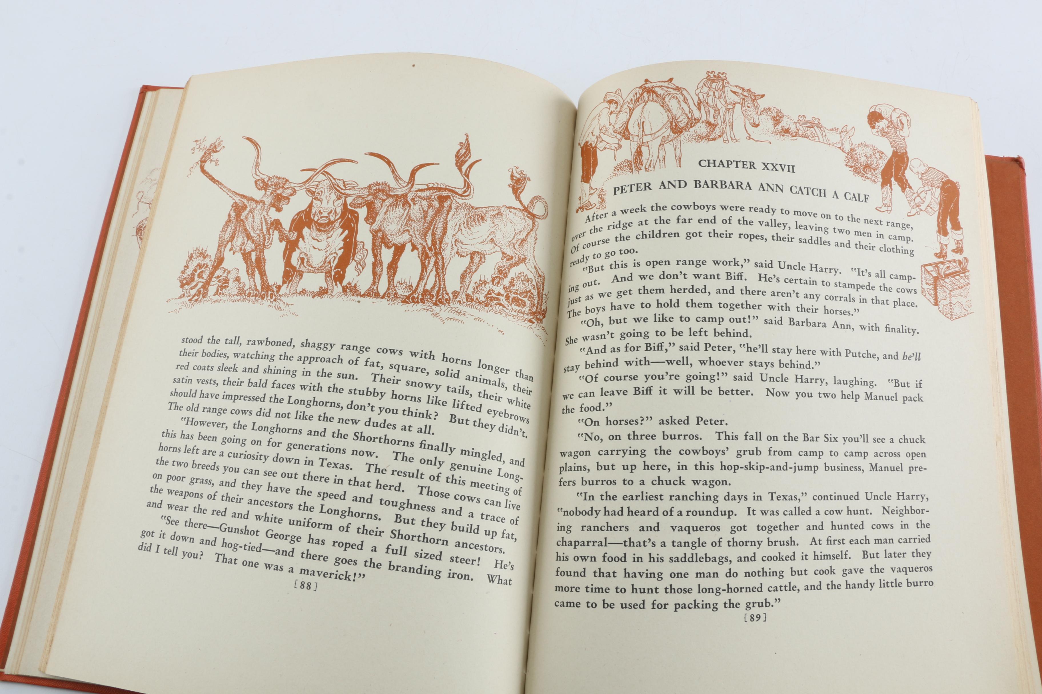 Vintage American West Themed Books