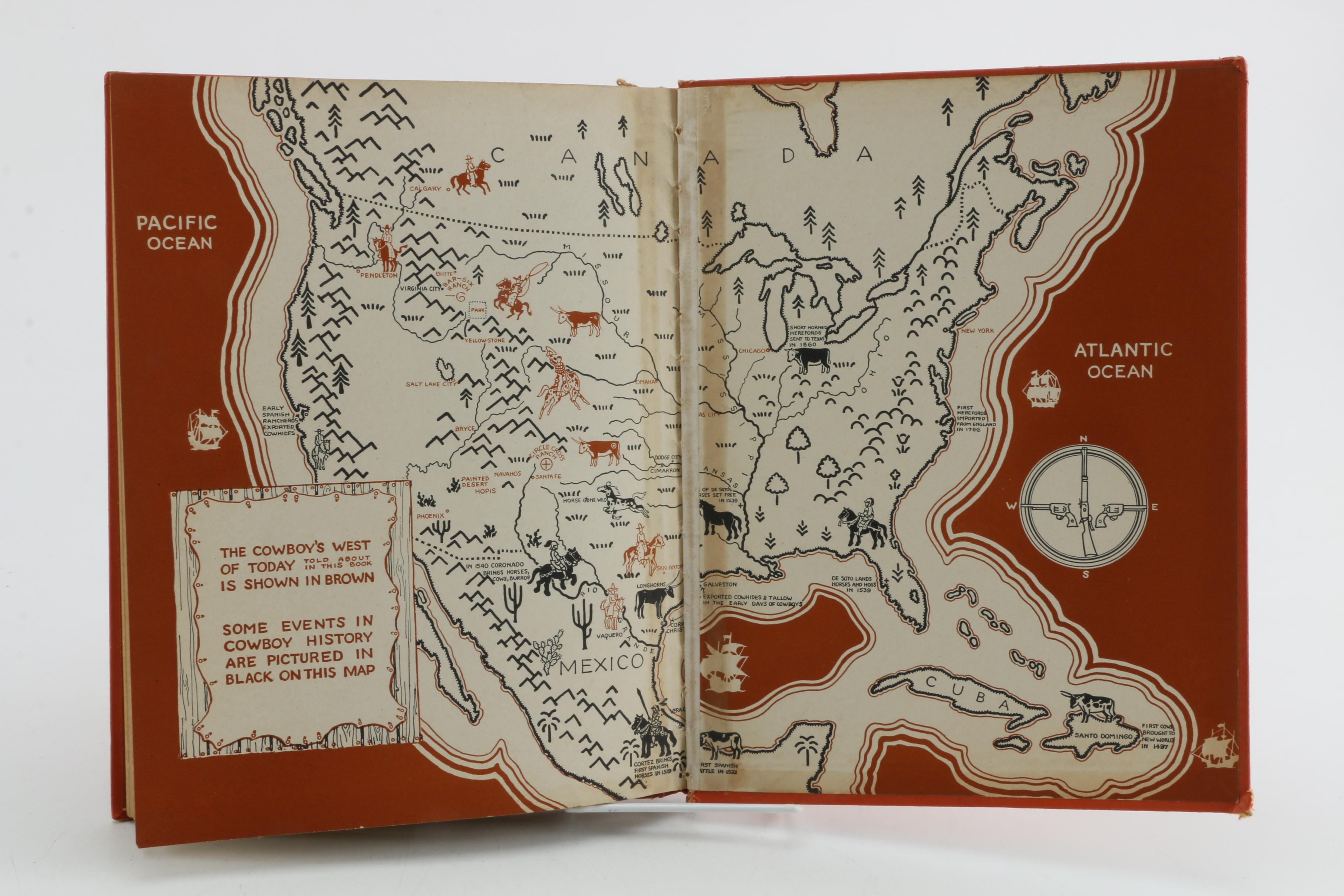 Vintage American West Themed Books