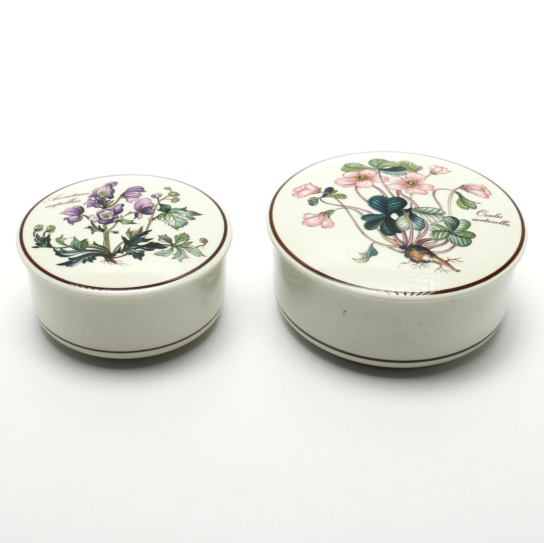 Villeroy And Bloch "Botanica" Porcelain Boxes
