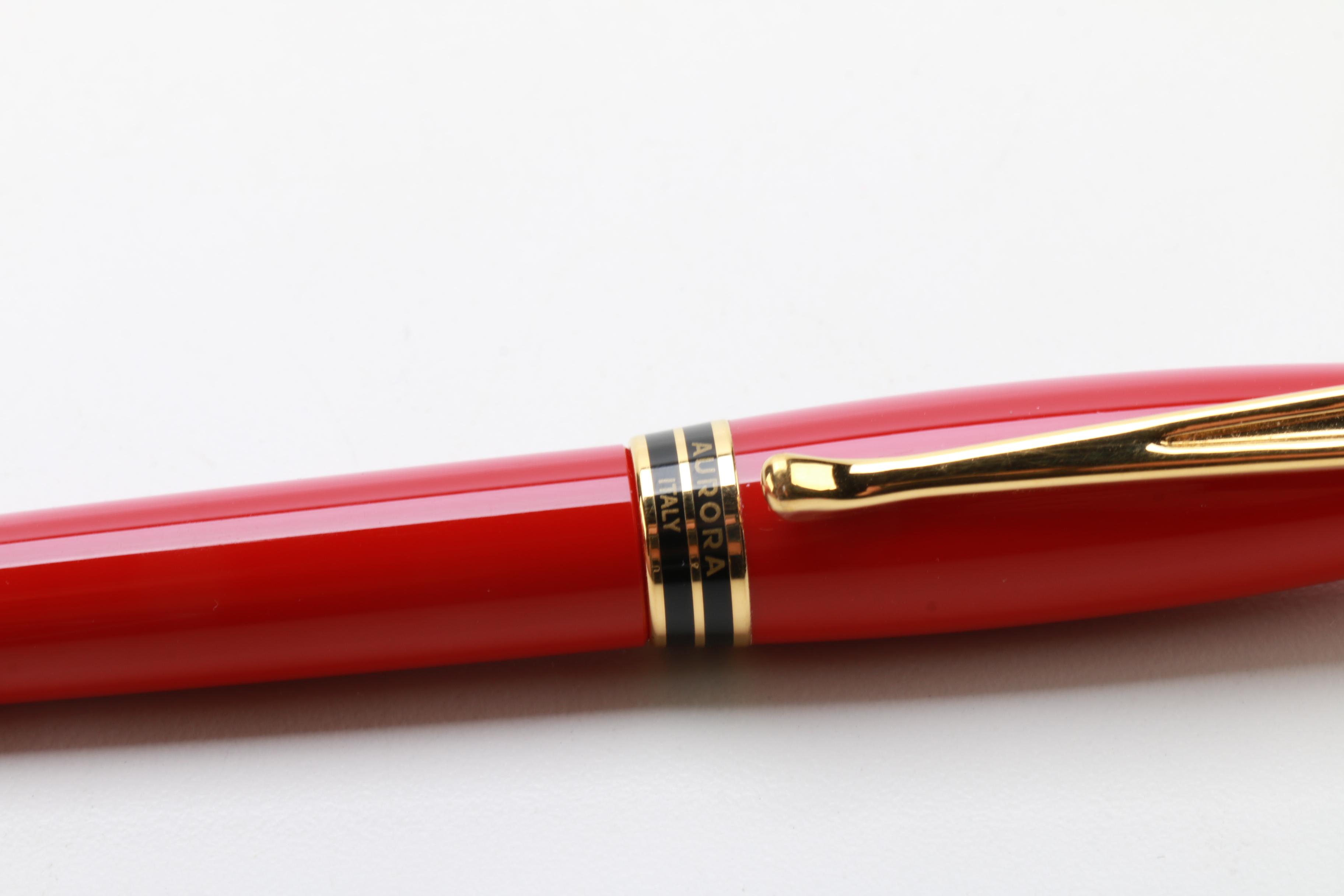 Aurora Red Ballpoint Pen